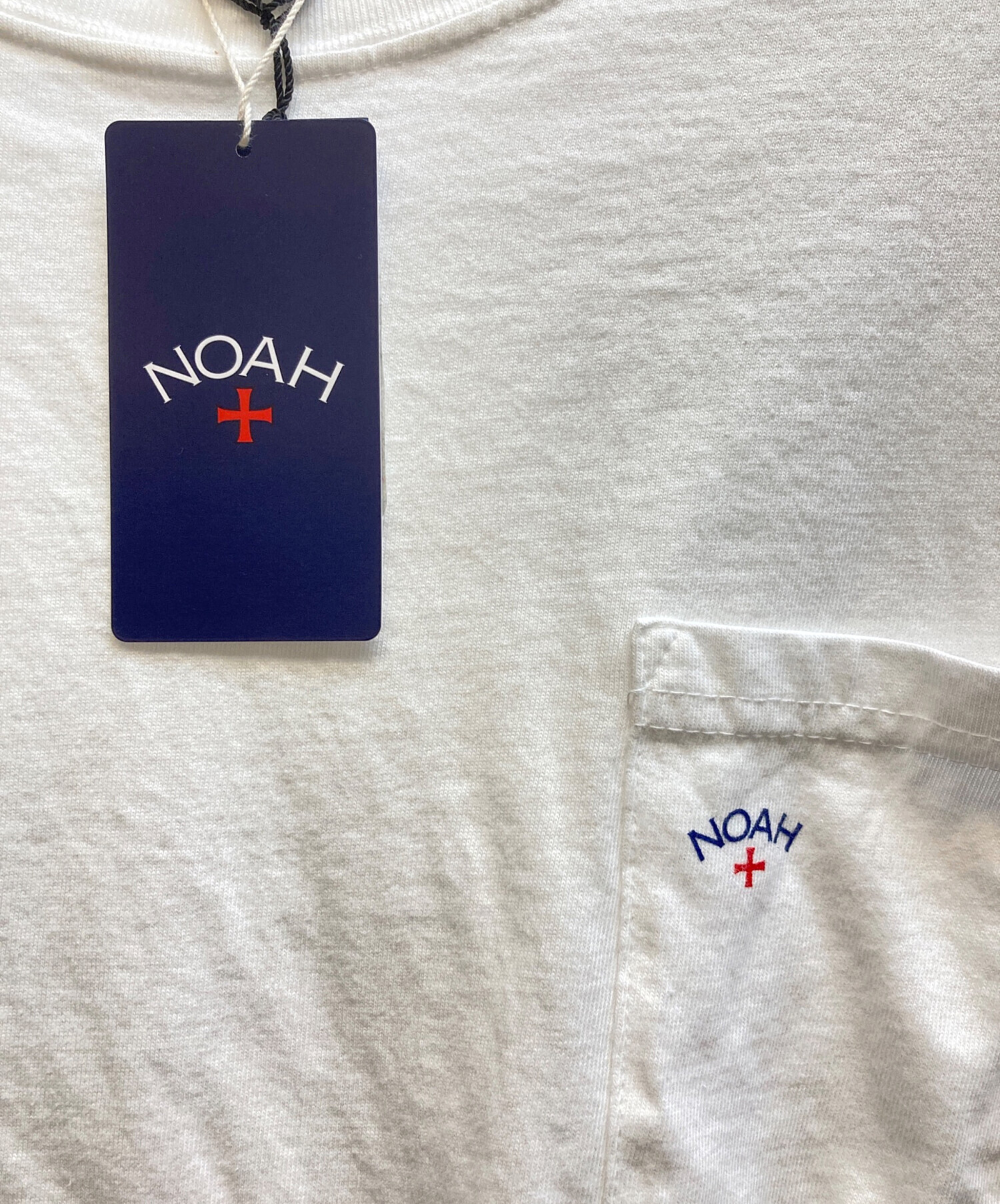 中古・古着通販】Noah (ノア) LS Pocket Tee ホワイト サイズ:M 未使用 