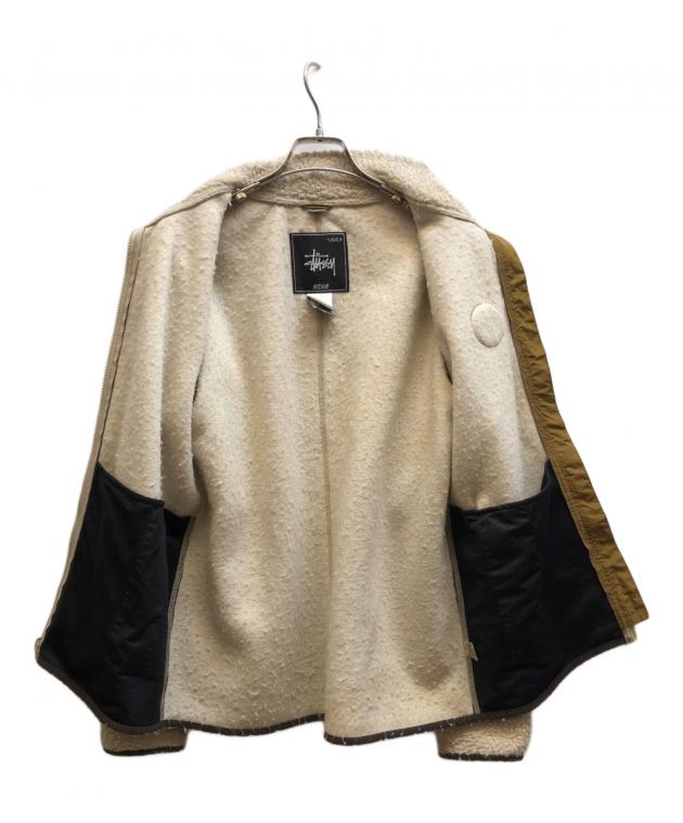 中古・古着通販】stussy (ステューシー) ボアジャケット ベージュ