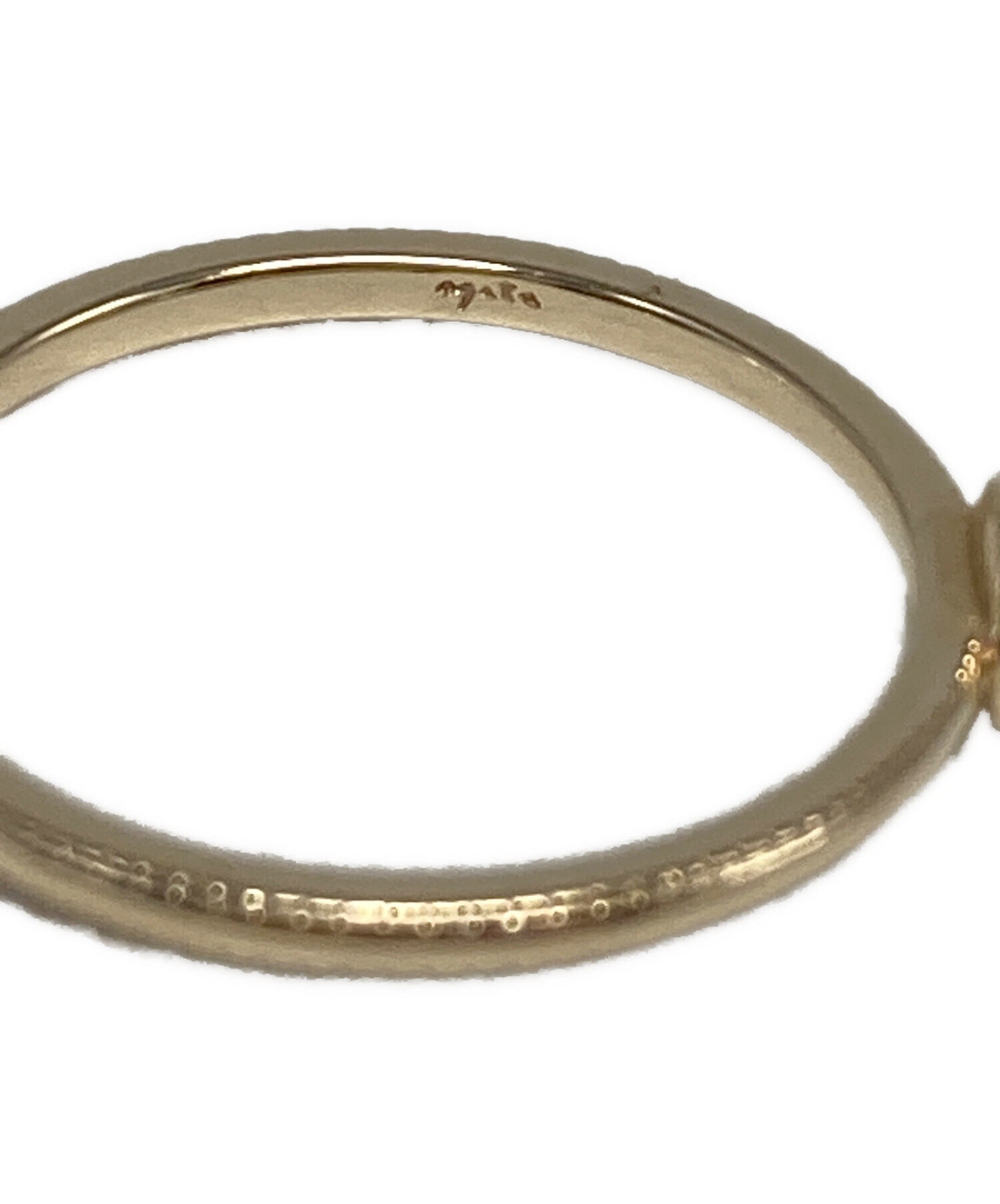 中古・古着通販】agete (アガット) K10 ゴールドリング サイズ:9号