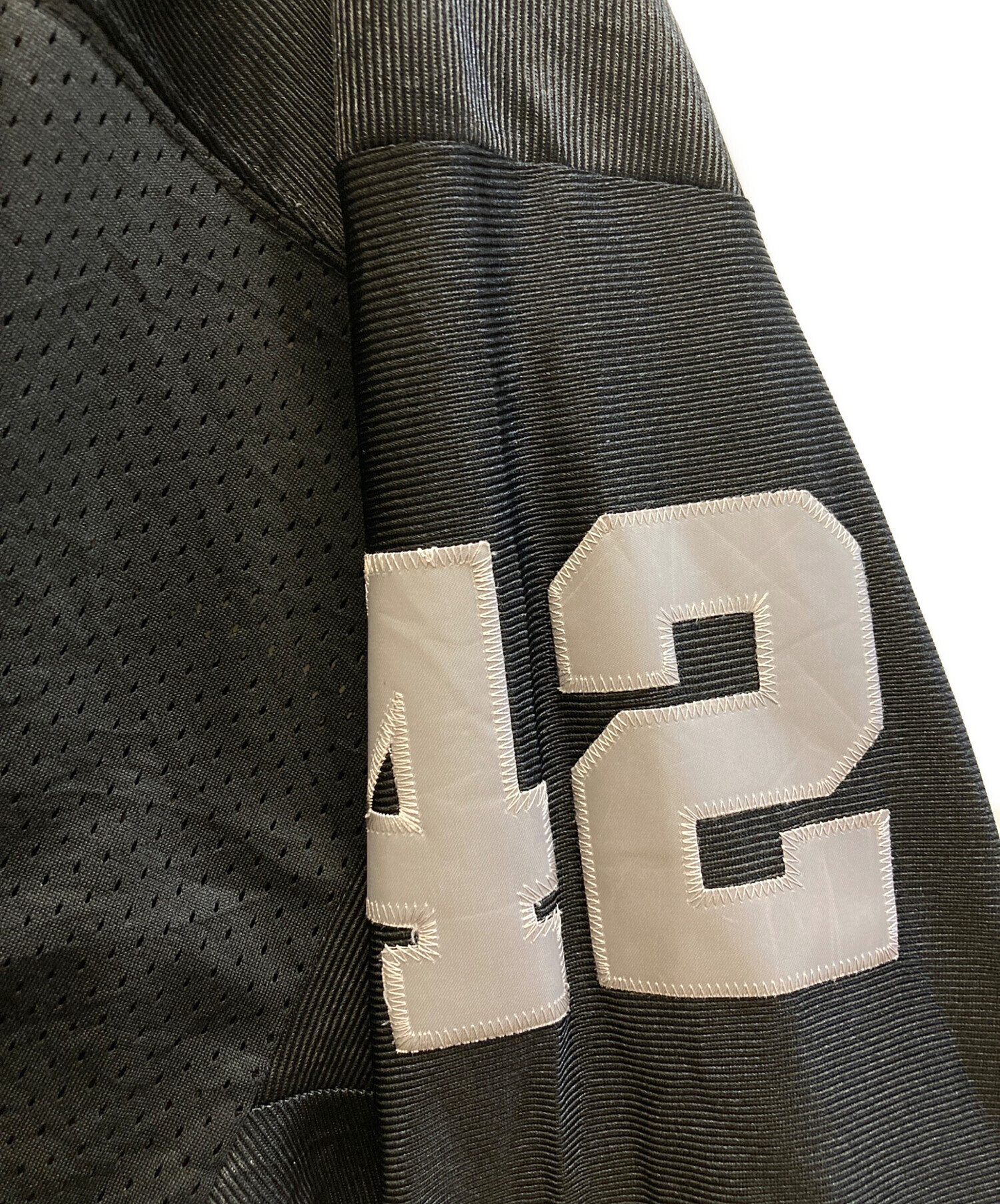 NFLレイダース ミッチェルアンドネス 刺繍 2XL 黒 アメフトゲームシャツ. 23820520-1.jpg