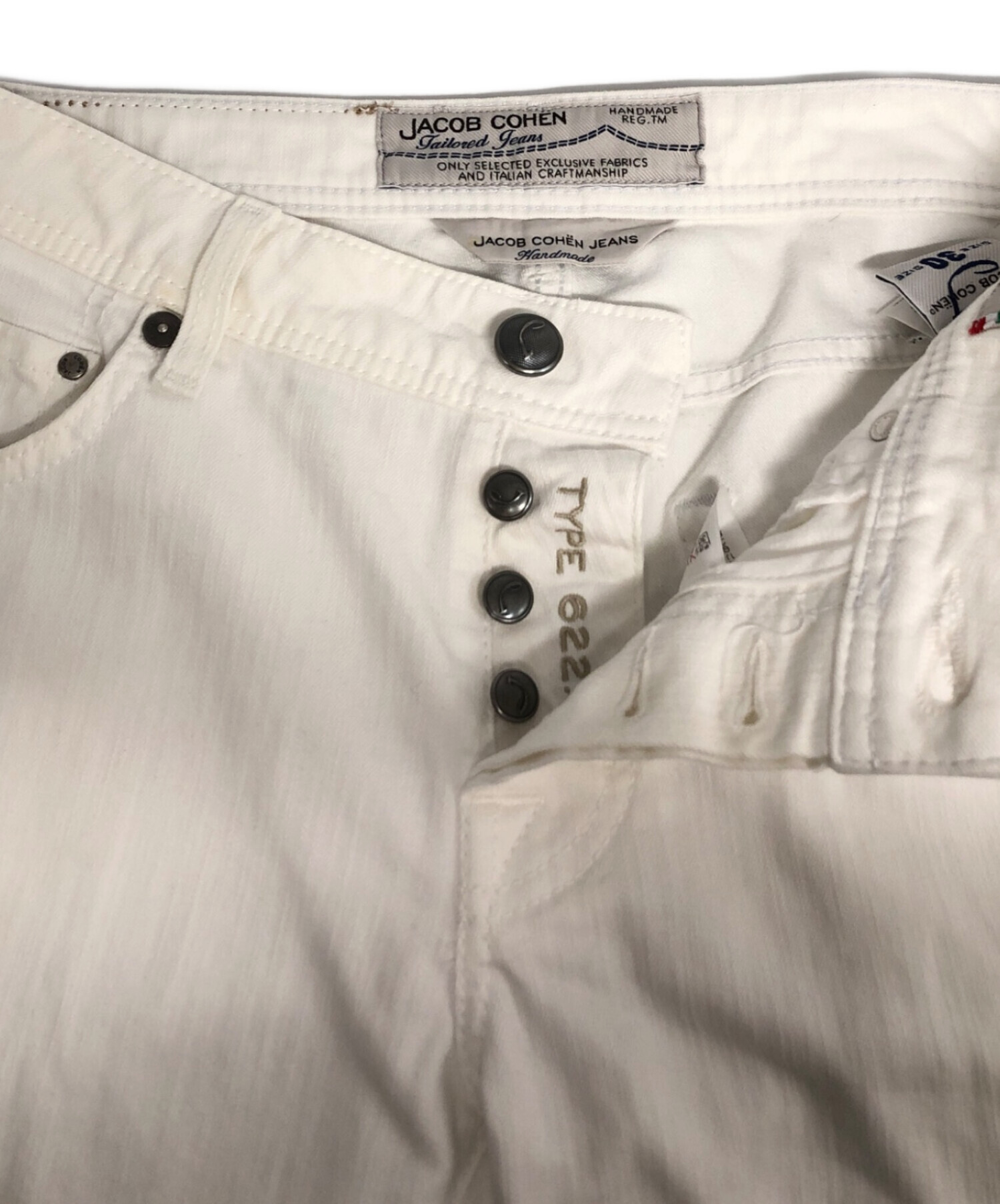 中古・古着通販】JACOB COHEN (ヤコブコーエン) ハラコパッチコットン