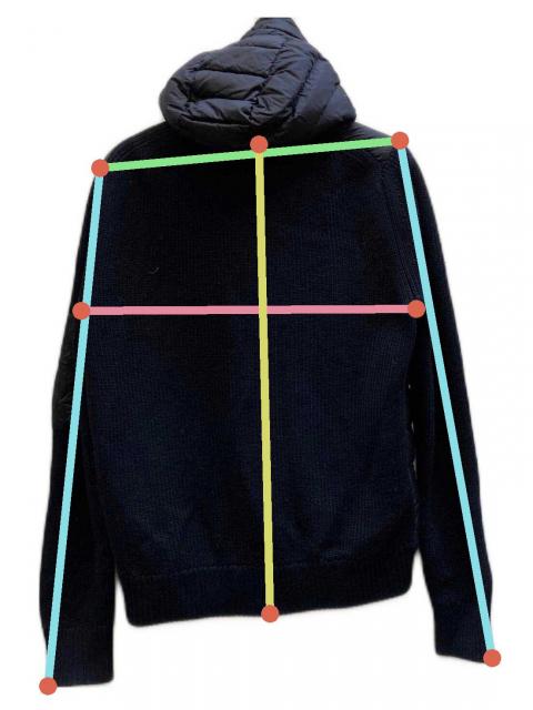 希少 MOCLER 上質 MAGLIONE TRICOT WOOL KNIT 中古・古着通販】MONCLER (モンクレール) MAGLIONE TRICOT CARDIGAN