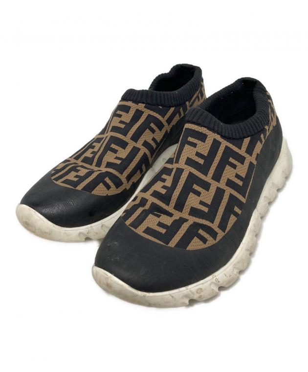中古・古着通販】FENDI (フェンディ) ズッカ柄 ニットスニーカー 