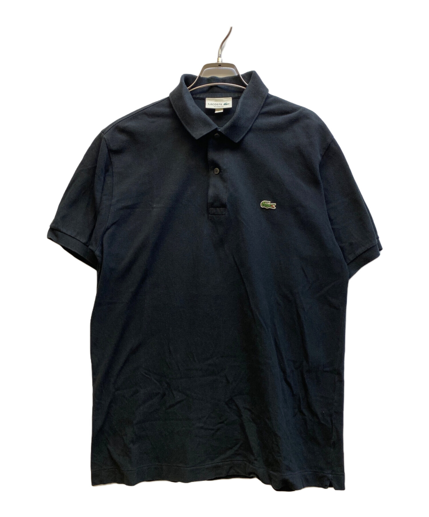 中古・古着通販】LACOSTE (ラコステ) ポロシャツ ブラック サイズ:FR 4 