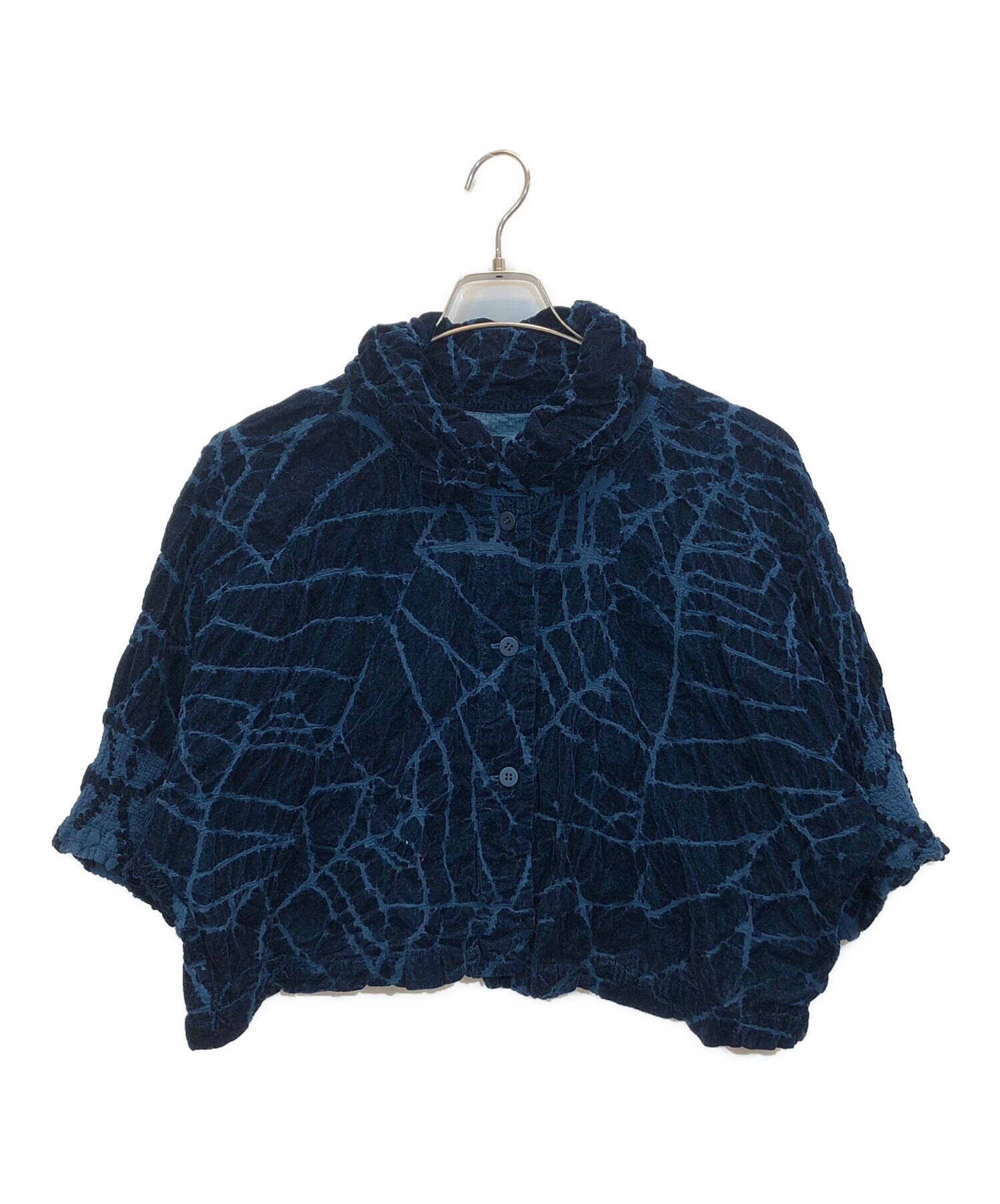 中古・古着通販】me ISSEY MIYAKE (ミーイッセイ ミヤケ) ベロアシャツ 