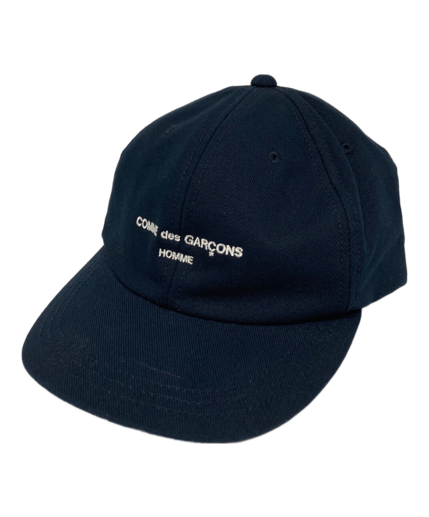 COMME des GARÇONS HOMME ネイビーキャップ　帽子 中古・古着通販】COMME des GARCONS HOMME (コムデギャルソン オム