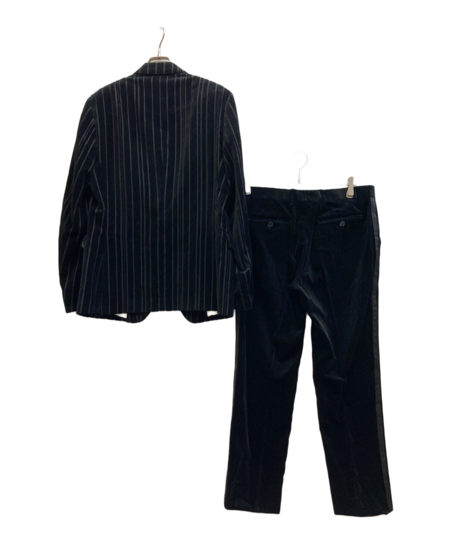 中古・古着通販】ETRO (エトロ) セットアップスーツ ブラック サイズ