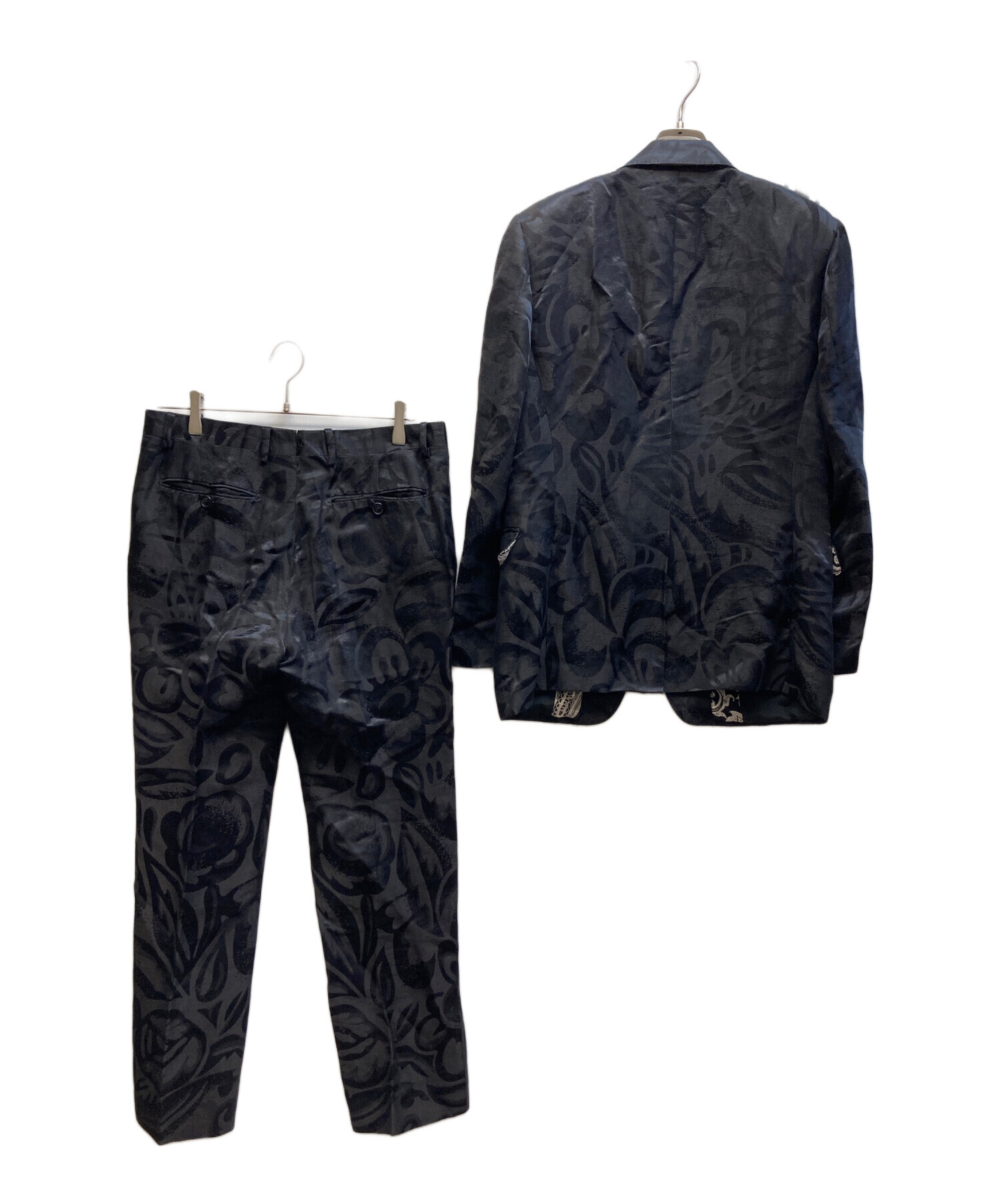 中古・古着通販】ETRO (エトロ) セットアップ ブラック サイズ:48 