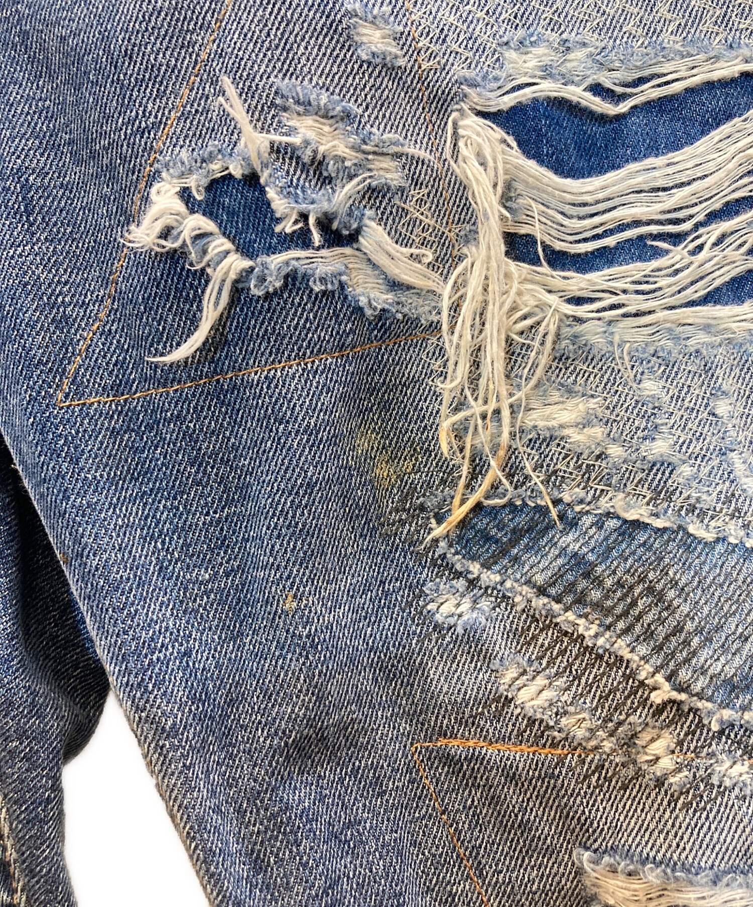 中古・古着通販】GIVENCHY (ジバンシィ) ダメージ加工デニムパンツ