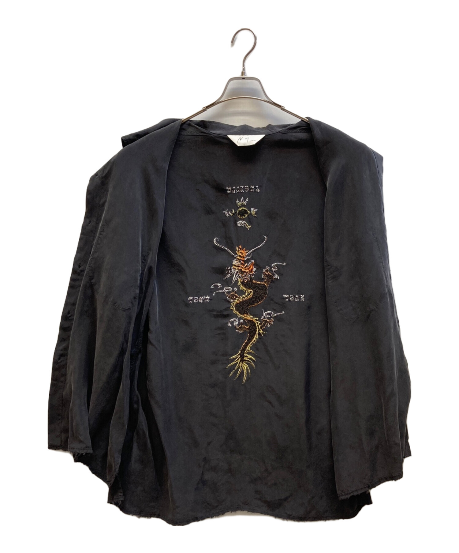 中古・古着通販】ANCELLM (アンセルム) AGING EMBROIDERY SHIRT