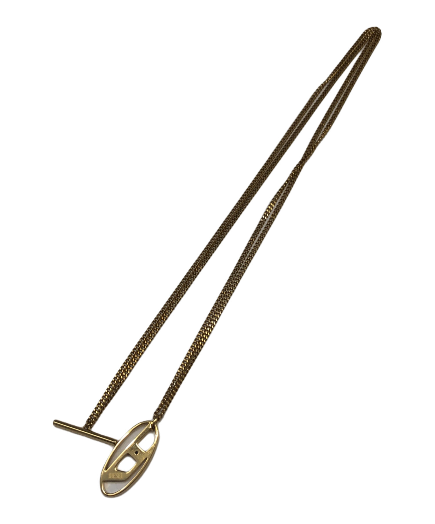 中古・古着通販】DIESEL (ディーゼル) NECKLACES DX1567 / 01 ゴールド