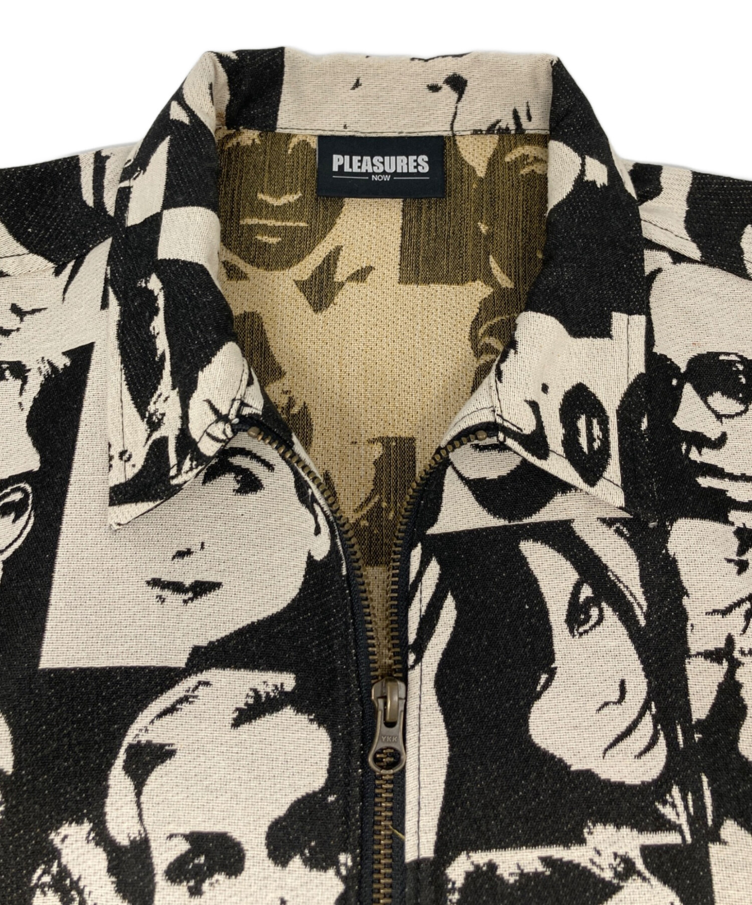 中古・古着通販】PLEASURES (プレジャーズ) コーチジャケット ブラック 