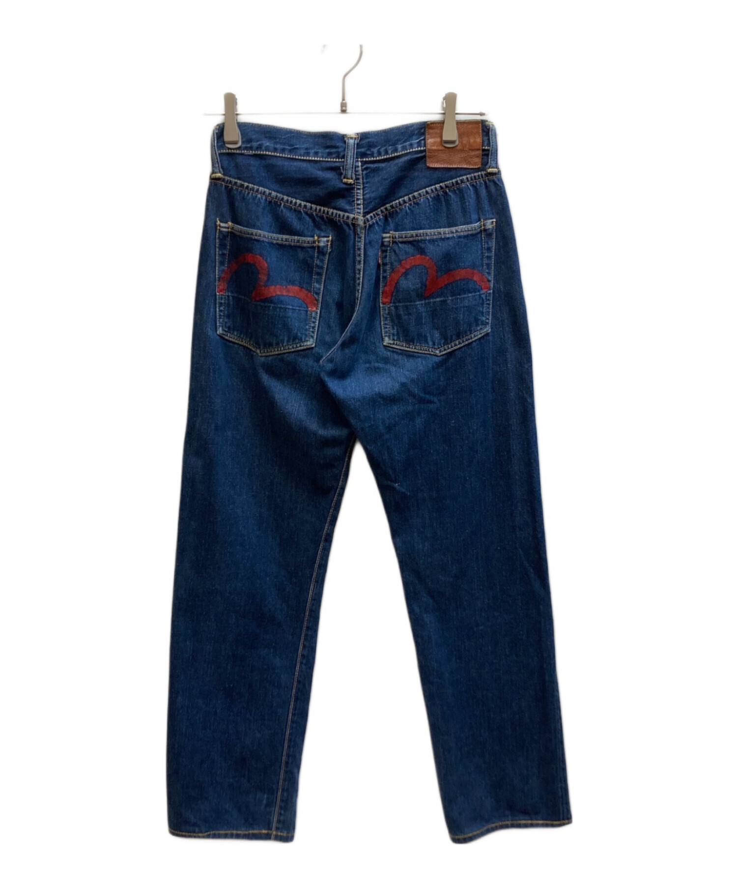 中古・古着通販】EVISU (エヴィス) ボタンフライスリムデニムパンツ