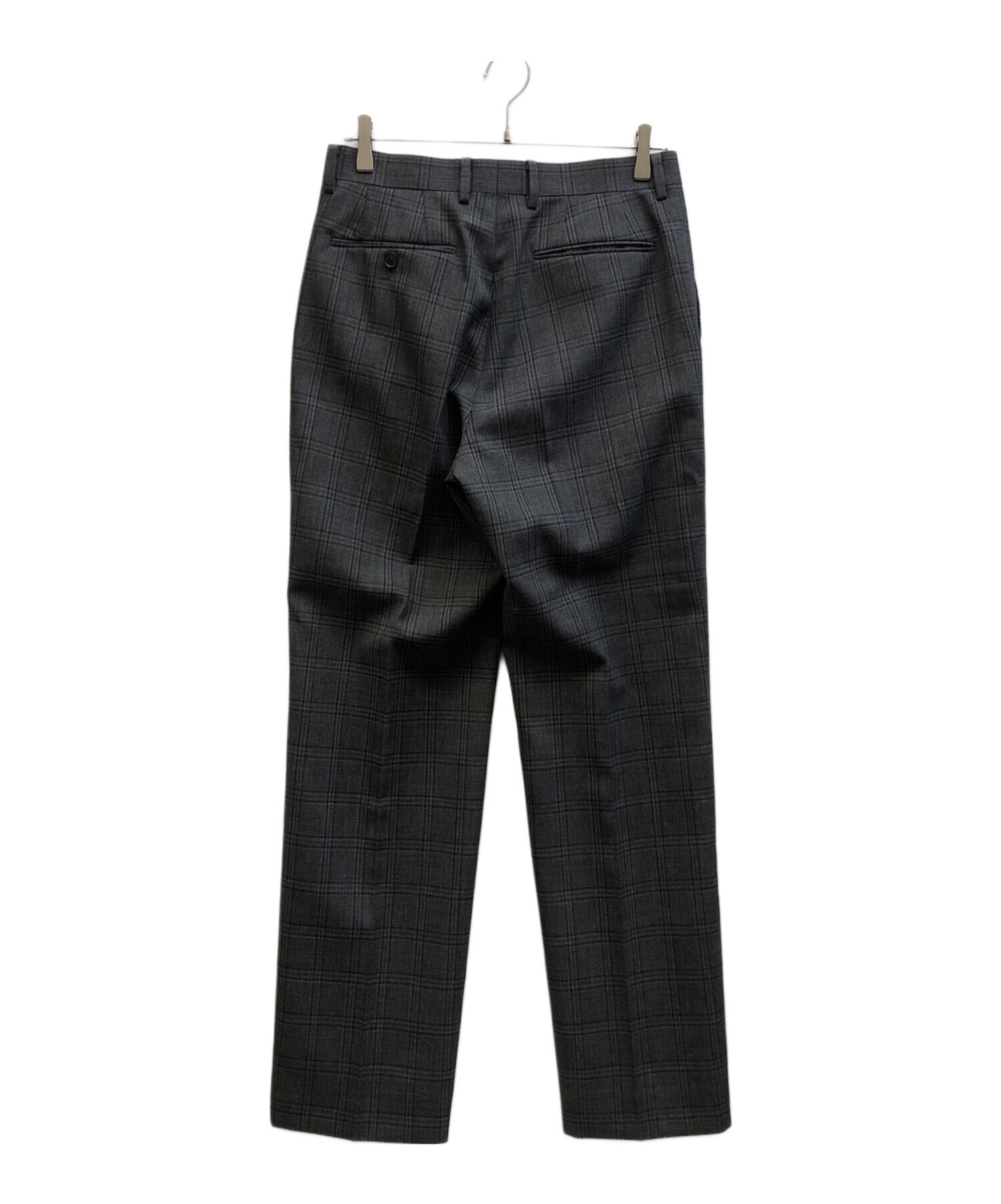 新品 AURALEE Bluefaced Wool Check Slacks 5 【公式通販】