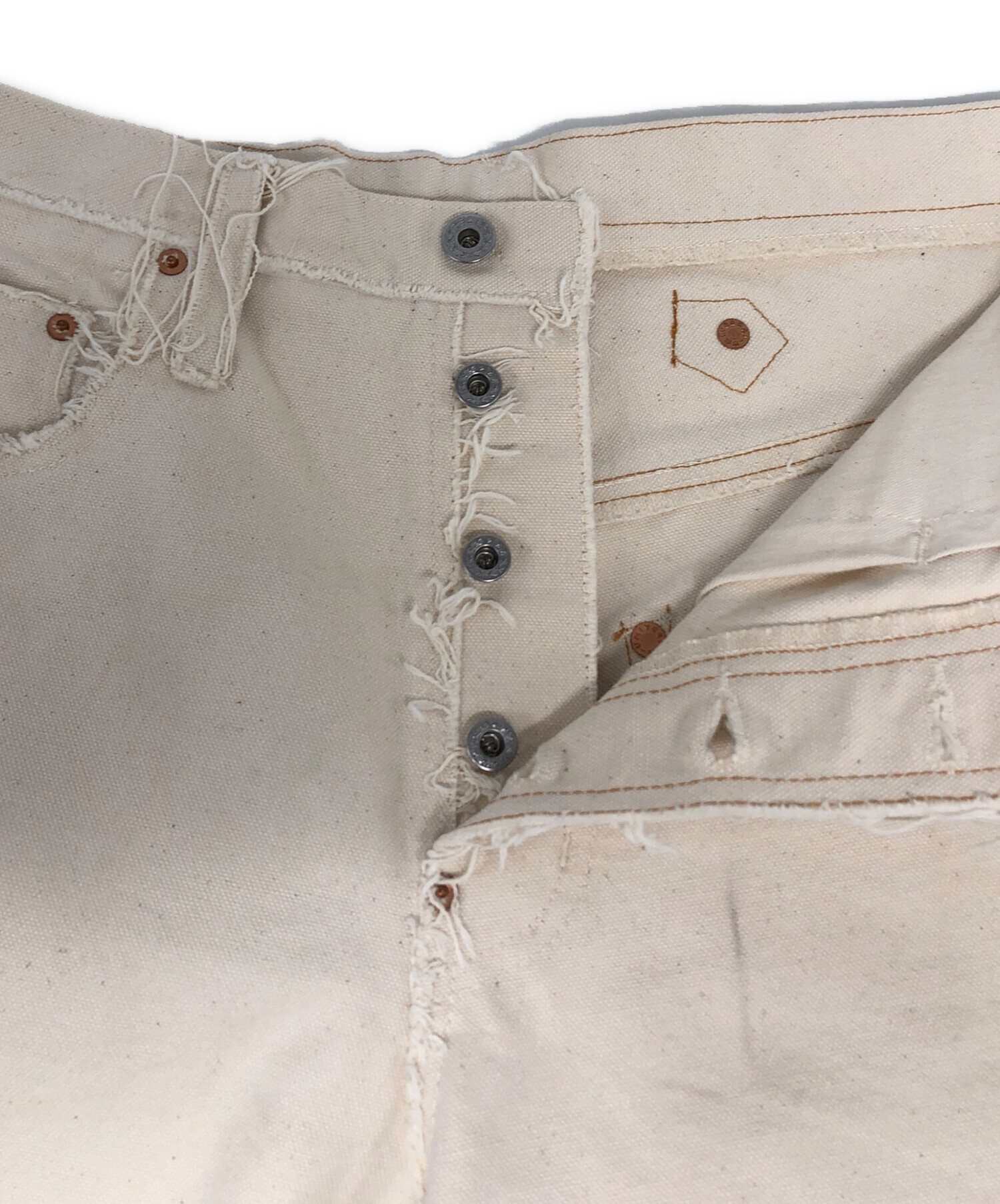 中古・古着通販】SUGARHILL (シュガーヒル) RAW-EDGE CANVAS DENIM