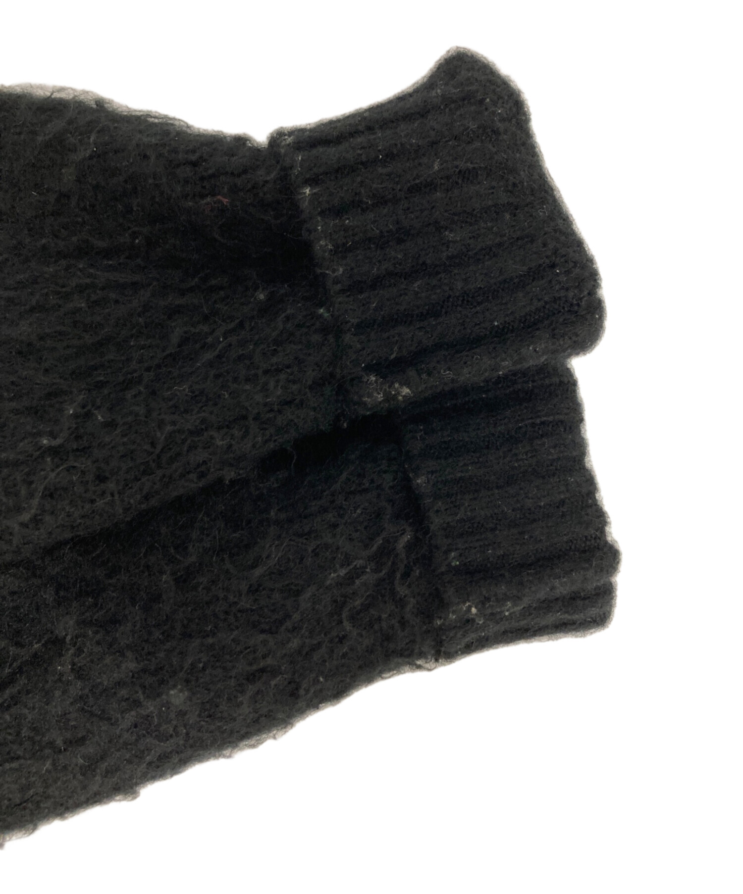 中古・古着通販】KAIKO (カイコー) SHRINK ZIP CARDIGAN ブラック