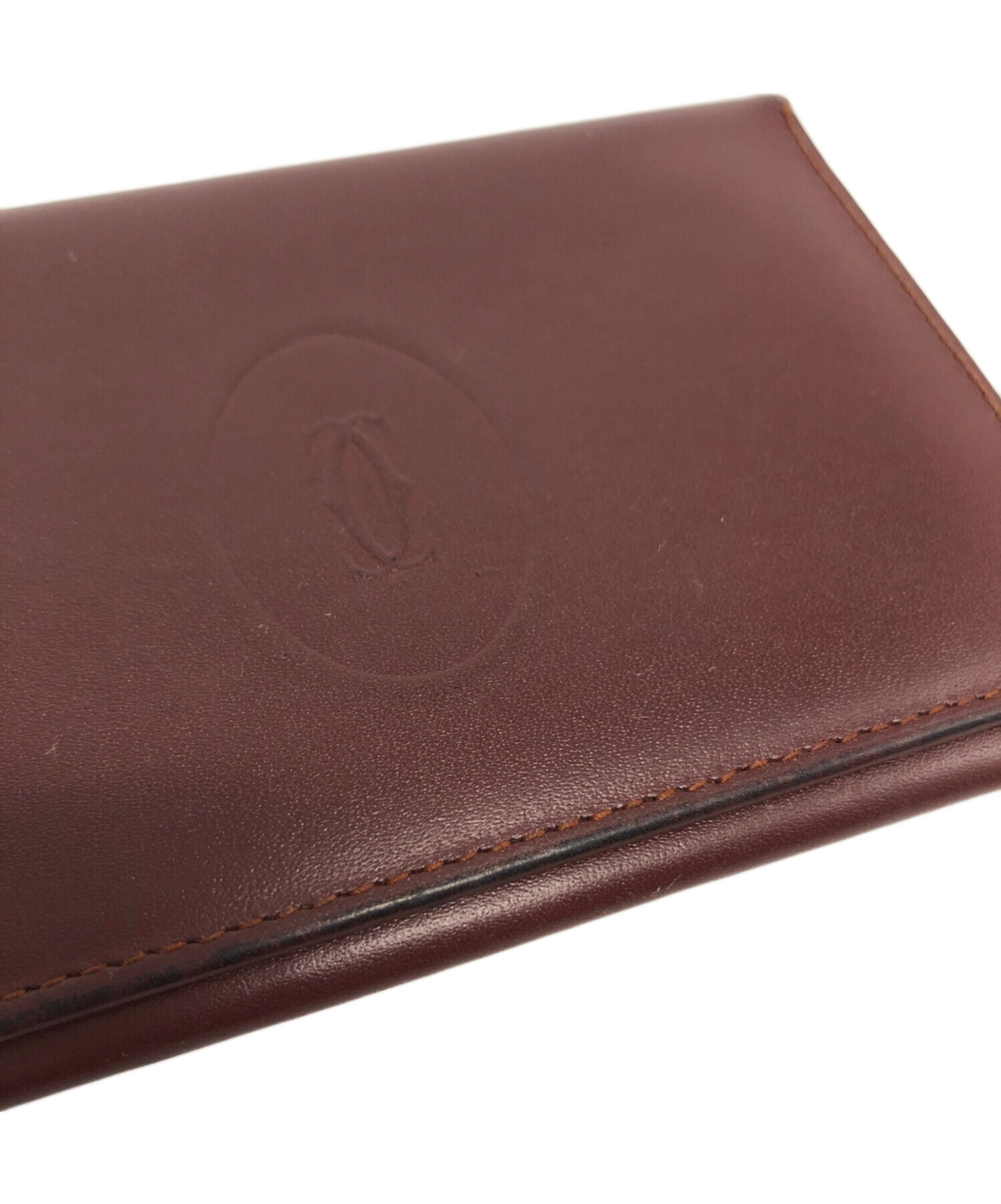 中古・古着通販】Cartier (カルティエ) パスケース レッド|ブランド 中古・古着通販】Cartier (カルティエ) パスケース レッド|ブランド