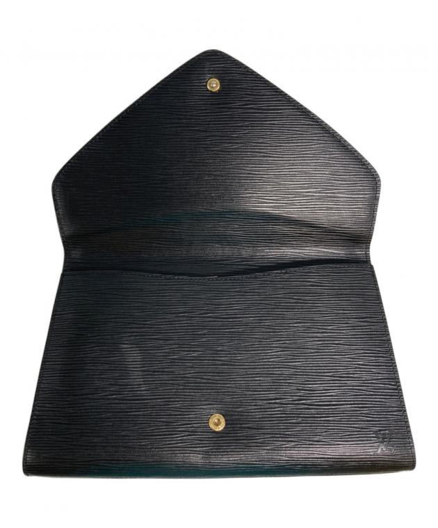 LOUIS VUITTON エピ ブラック クラッチバッグ 中古・古着通販】LOUIS VUITTON (ルイ ヴィトン) エピ ノワール