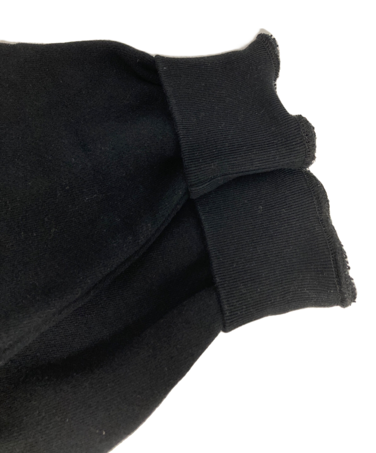 中古・古着通販】GUCCI (グッチ) ロゴテニス刺繍パーカー ブラック