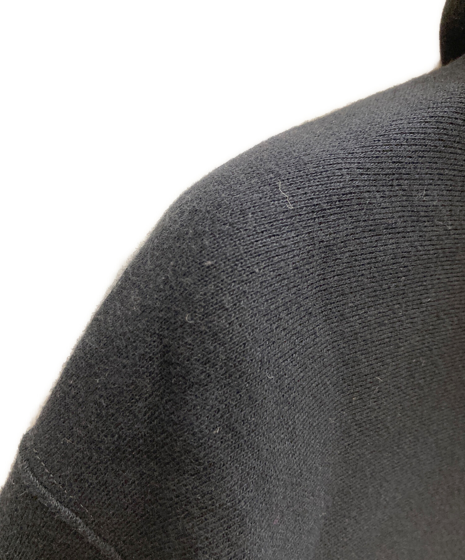 中古・古着通販】GUCCI (グッチ) ロゴテニス刺繍パーカー ブラック