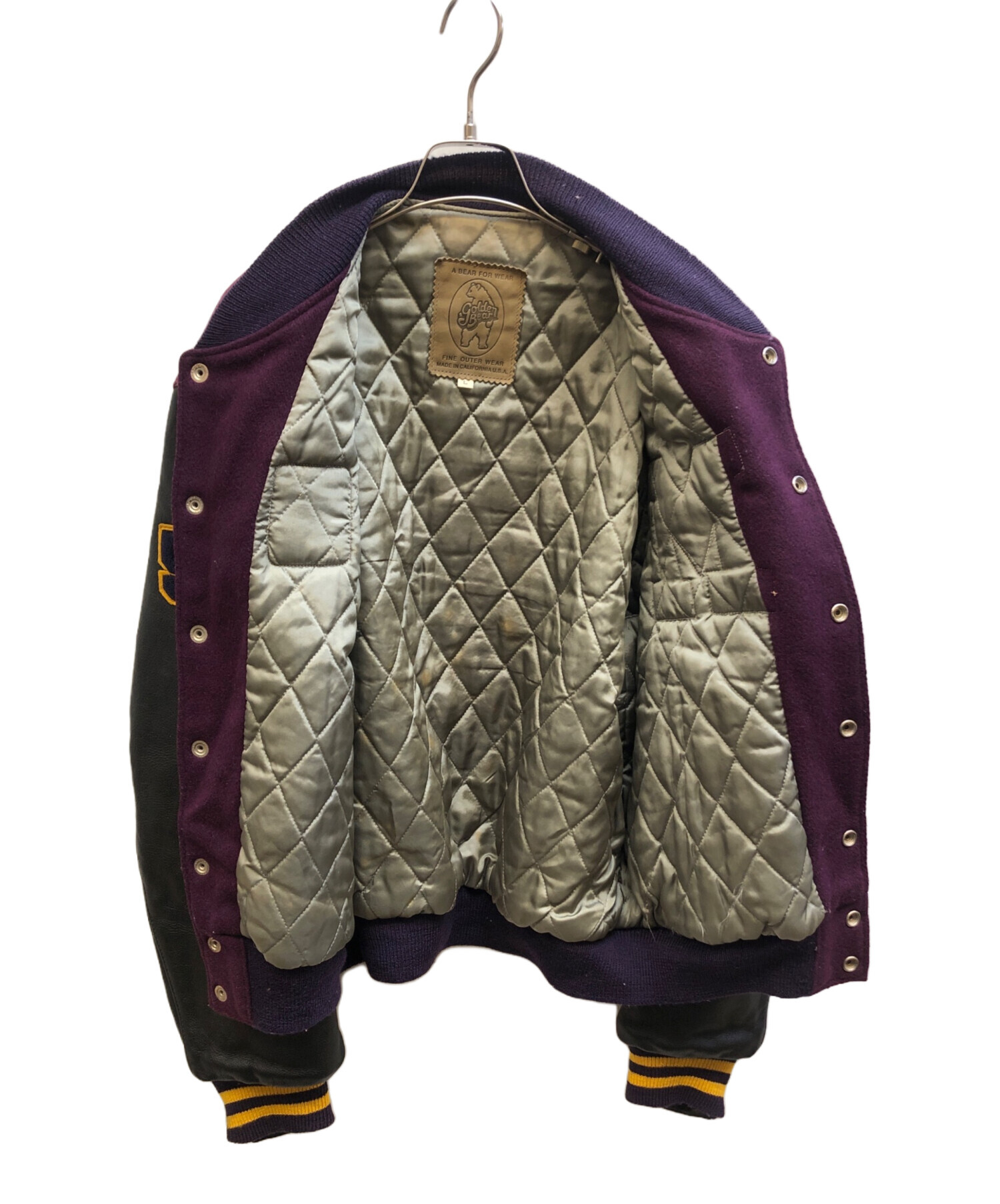 中古・古着通販】Golden Bear (ゴールデンベア) スタジャン パープル