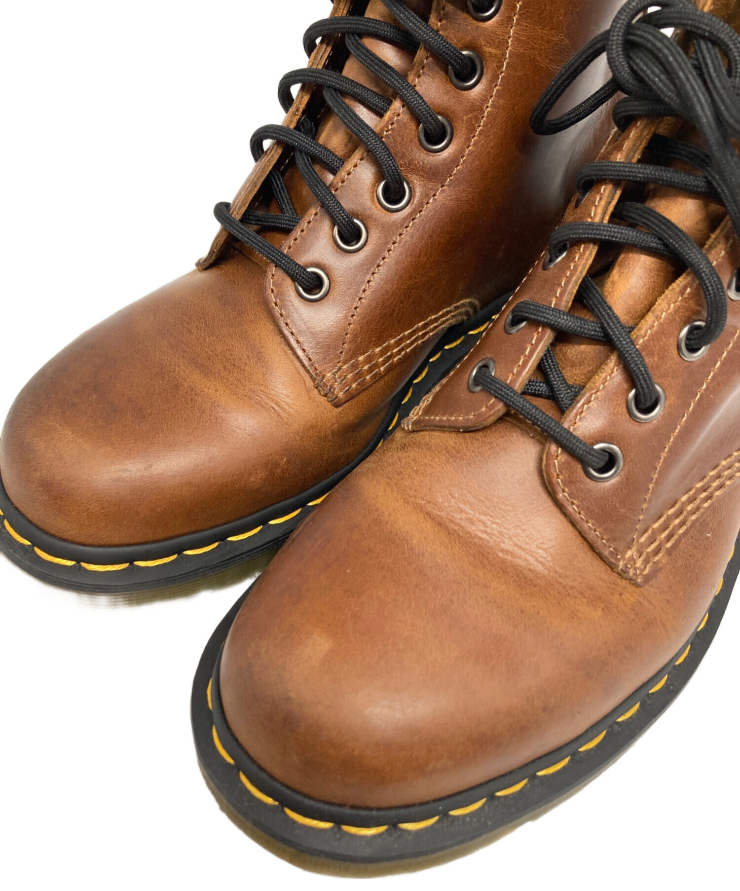 Dr. Martens 1460 8ホール　UK8 chestnut ブラウン 中古・古着通販】Dr.Martens (ドクターマーチン) 1460 8ホールブーツ