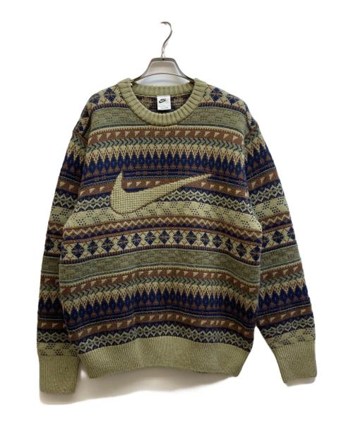 中古・古着通販】NIKE (ナイキ) フェアアイル スウッシュセーター