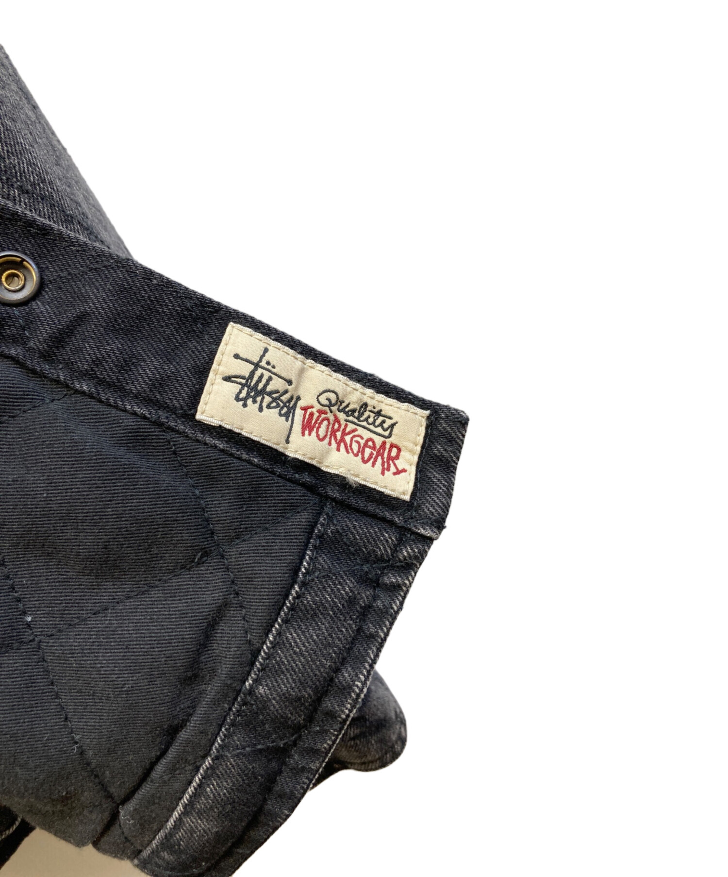 中古・古着通販】stussy (ステューシー) QUilted Denim Shirt Vintage