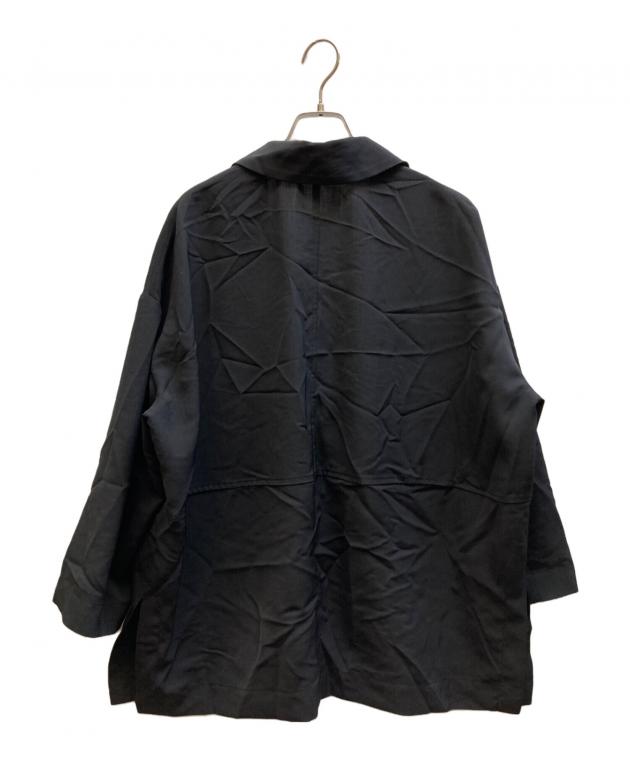 新品タグなし　BEARDSLEY ビアズリー リラックスジャケット ブラック 夏 中古・古着通販】BEARDSLEY (ビアズリー) ビッグリラックスジャケット