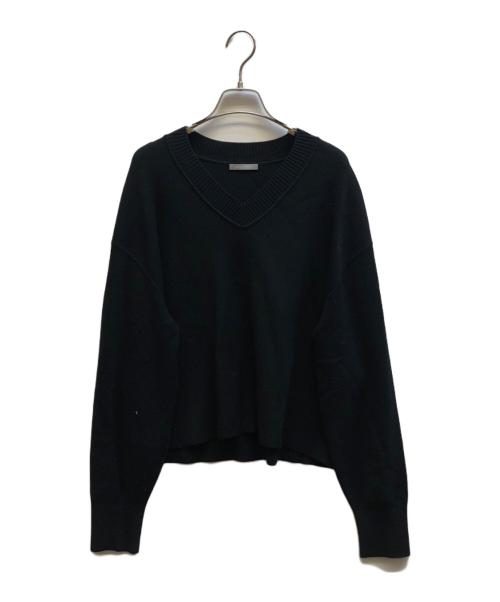 新品未使用　セオリー　24SS Vネック　リブニット　黒　ブラック 3023007892215428_01_2388w.jpeg