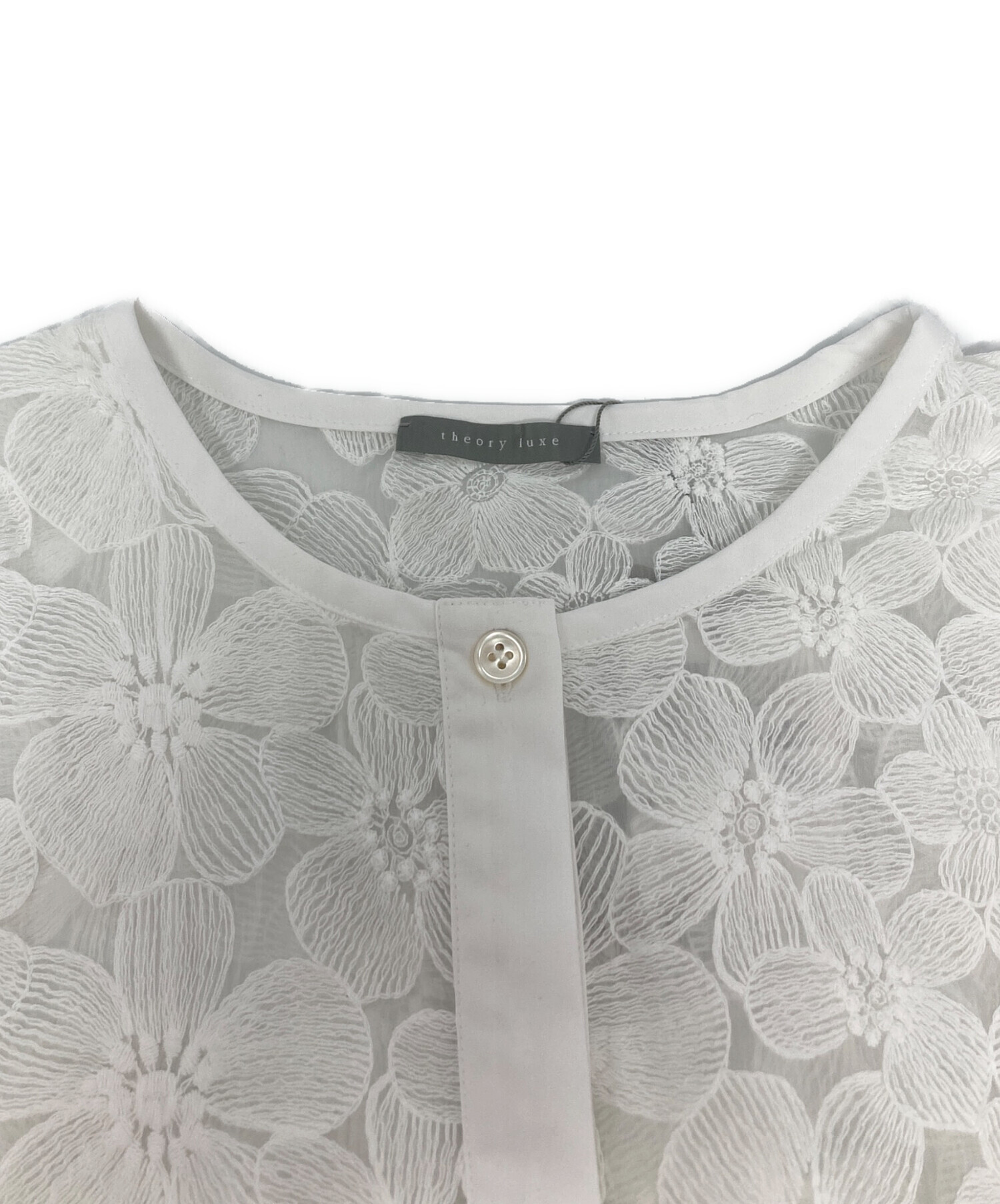中古・古着通販】theory luxe (セオリーリュクス) レースブラウス/03