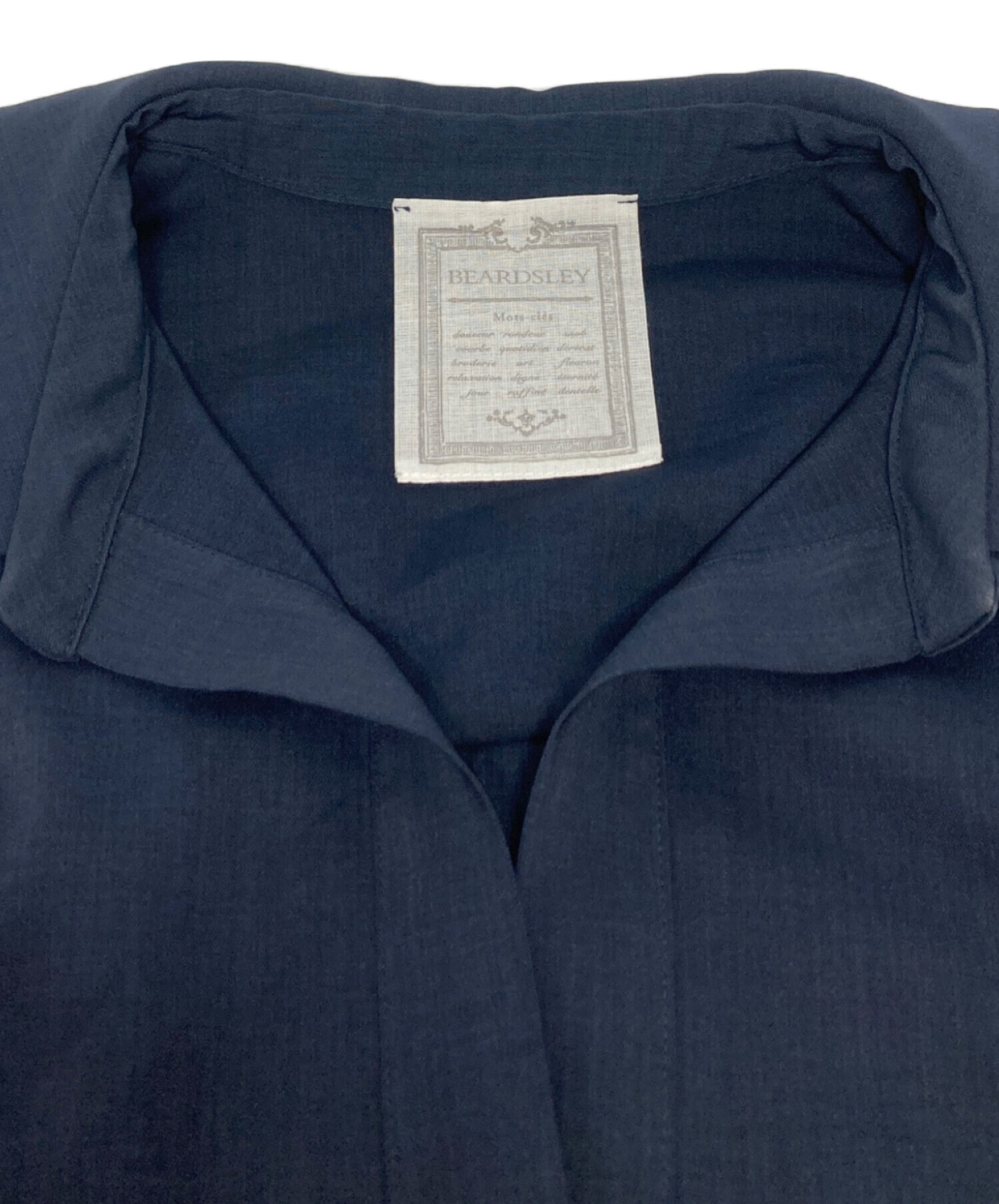中古・古着通販】BEARDSLEY (ビアズリー) バックオープンシャツ