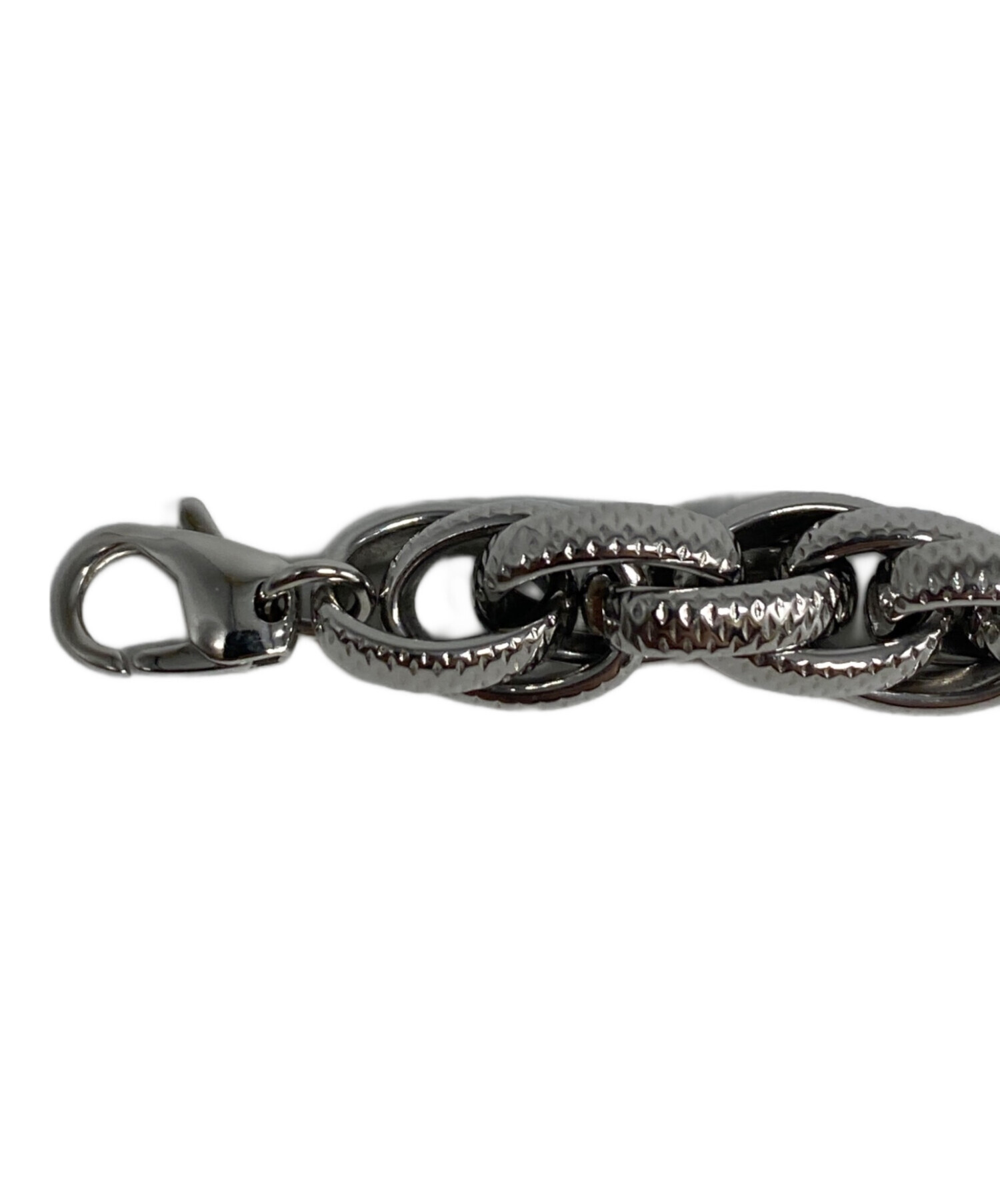中古・古着通販】DIESEL (ディーゼル) チェーンブレスレット シルバー