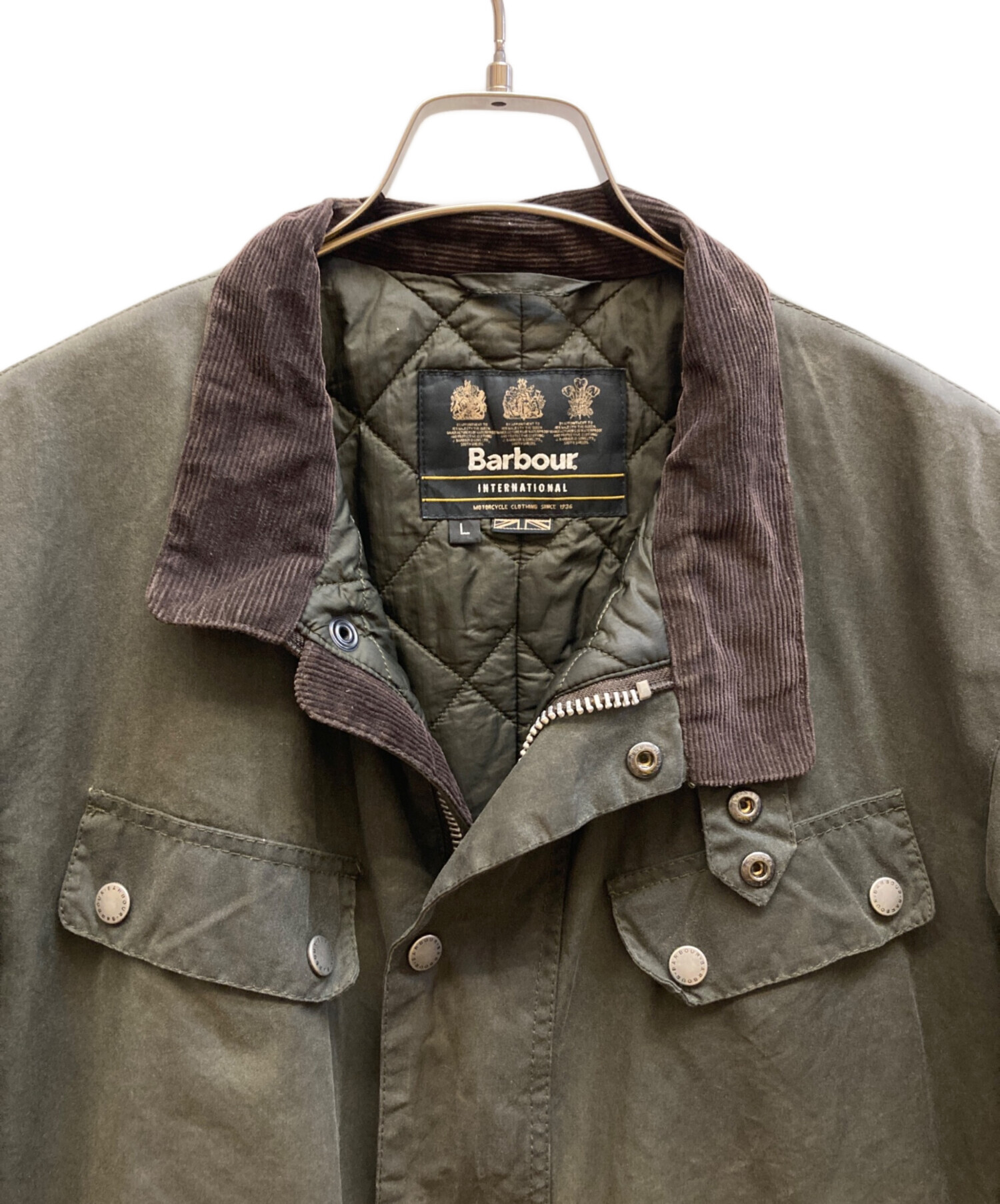 中古・古着通販】Barbour (バブアー) INTERNATIONAL DUKE WAX JACKET