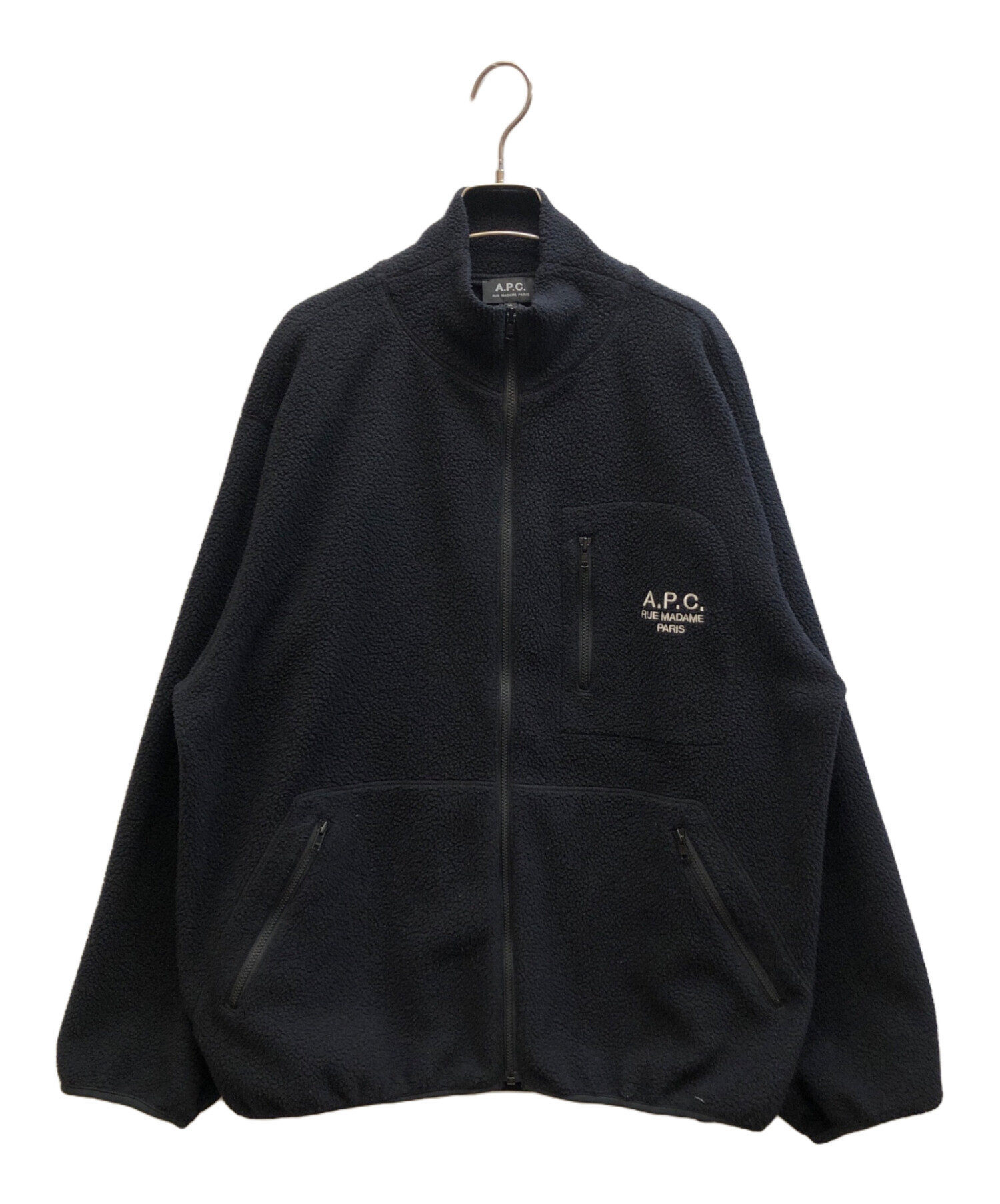 中古・古着通販】A.P.C. (アーペーセー) ボアジャケット ブラック 