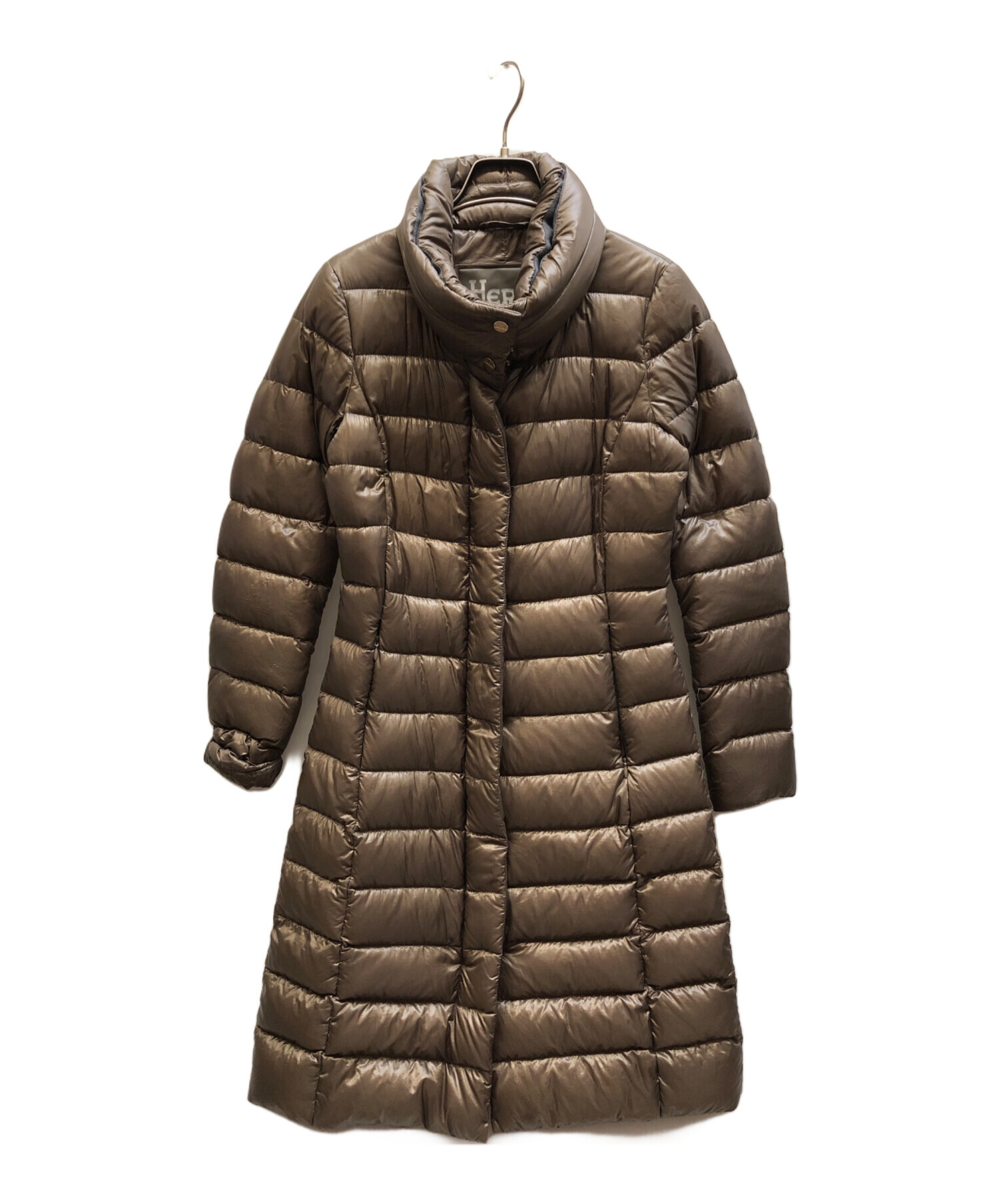 中古・古着通販】HERNO (ヘルノ) ダウンコート ブラウン サイズ