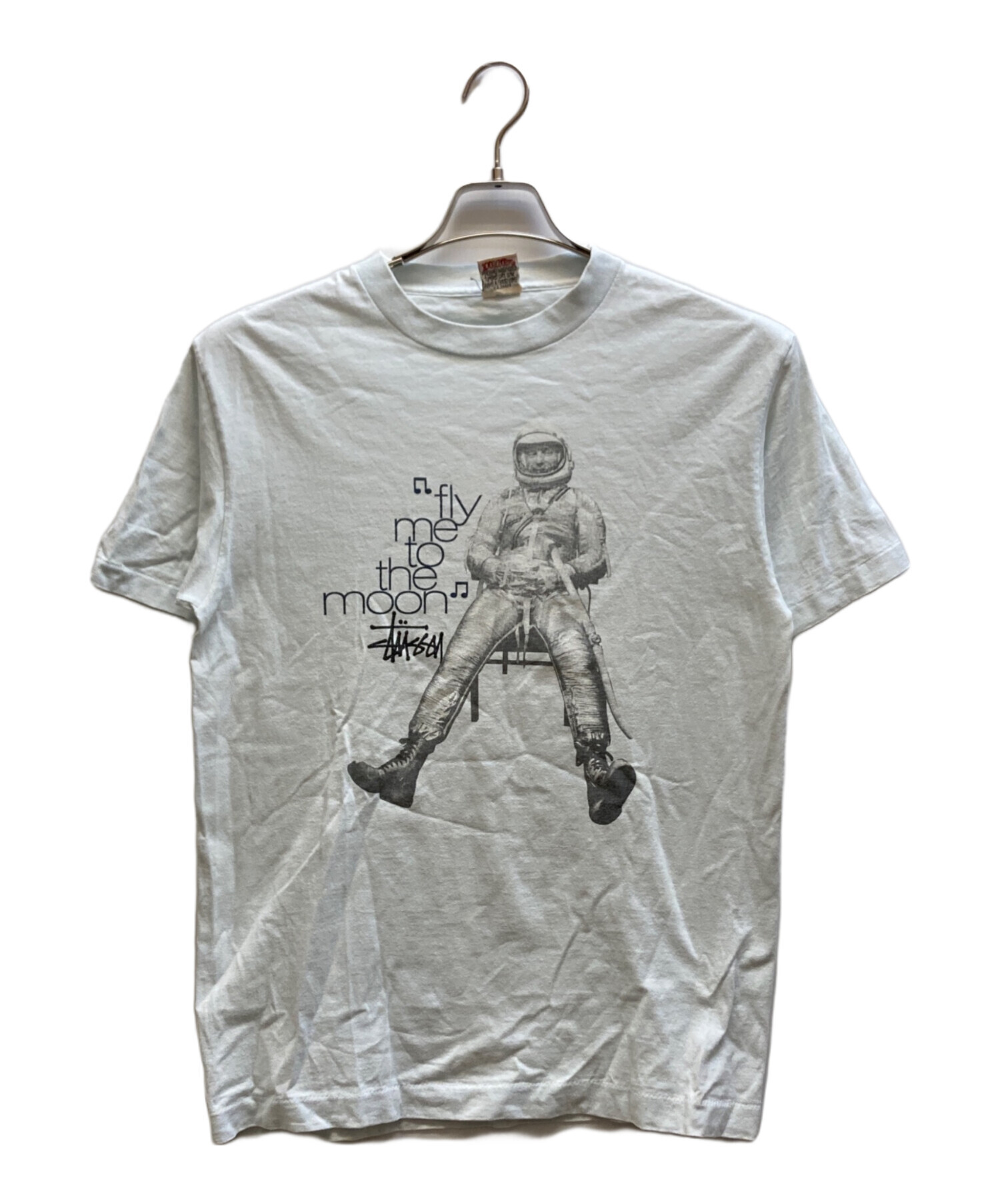 中古・古着通販】stussy (ステューシー) プリントTシャツ/Fly me to