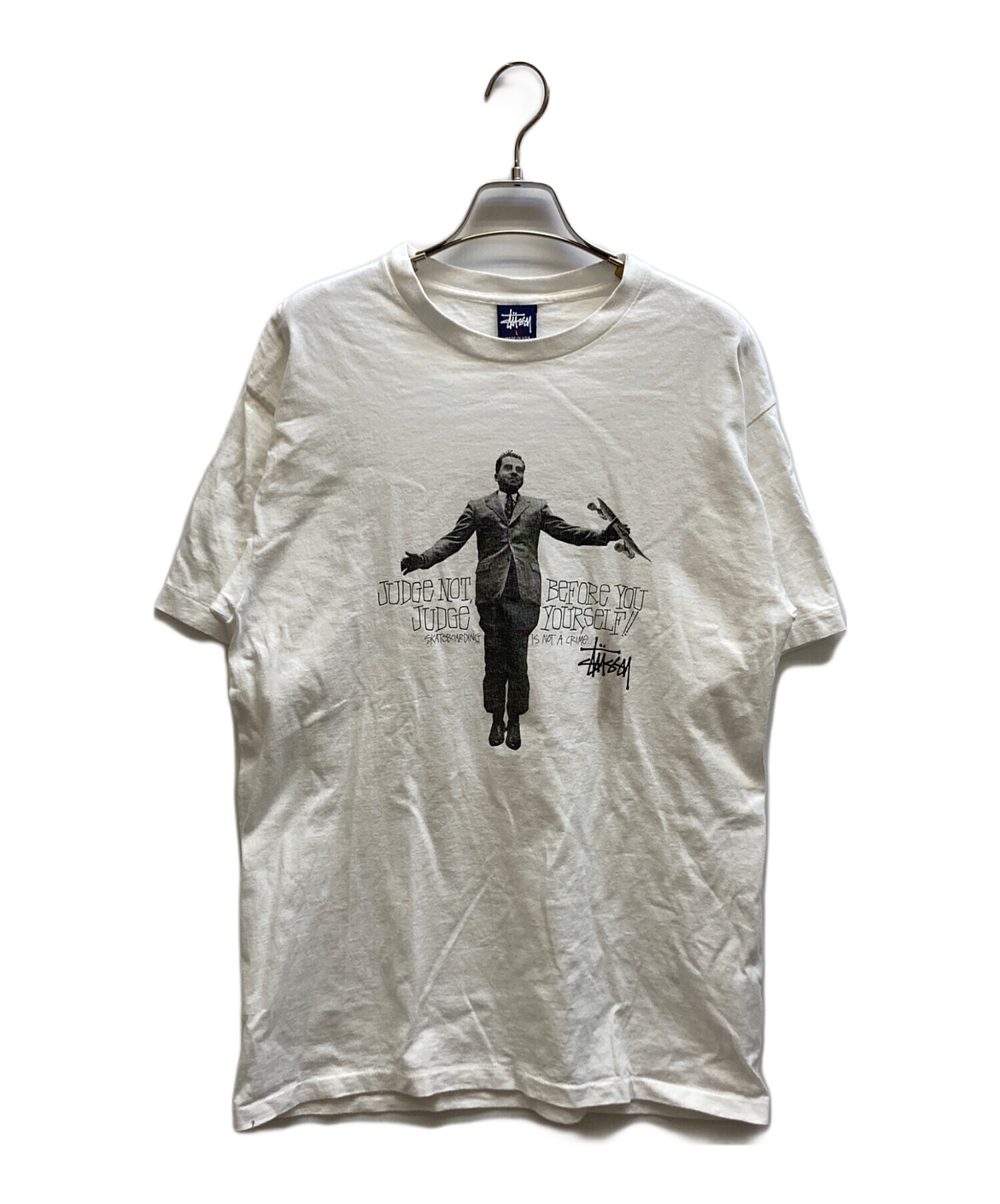 中古・古着通販】stussy (ステューシー) フォトTシャツNixon ホワイト