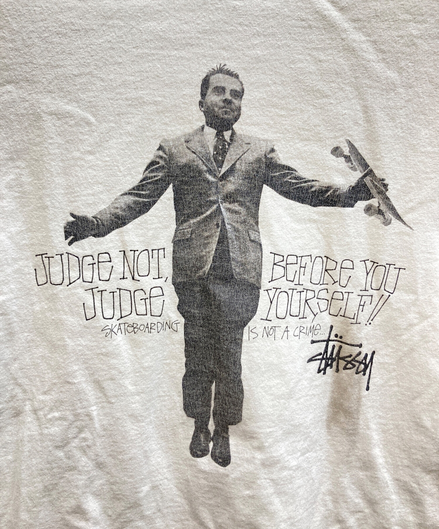 中古・古着通販】stussy (ステューシー) フォトTシャツNixon ホワイト