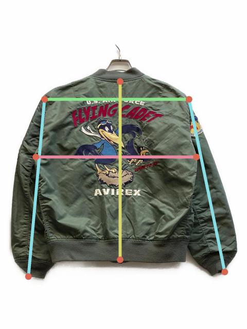 中古・古着通販】AVIREX (アヴィレックス) ライト MA-1 フライング