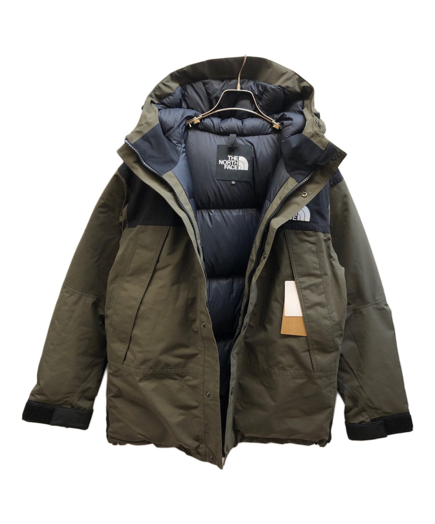 THE NORTH FACE ダウンジャケット XL オリーブ/ブラック 中古・古着通販】THE NORTH FACE (ザ ノース フェイス) Mountain Down