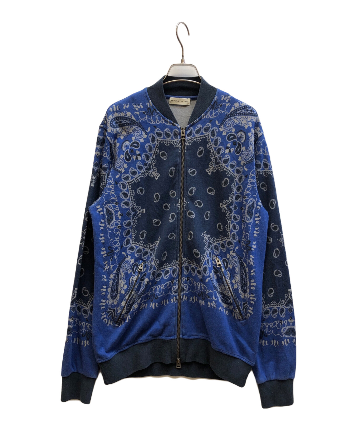 中古・古着通販】ETRO (エトロ) ペイズリー柄スウェットブルゾン 