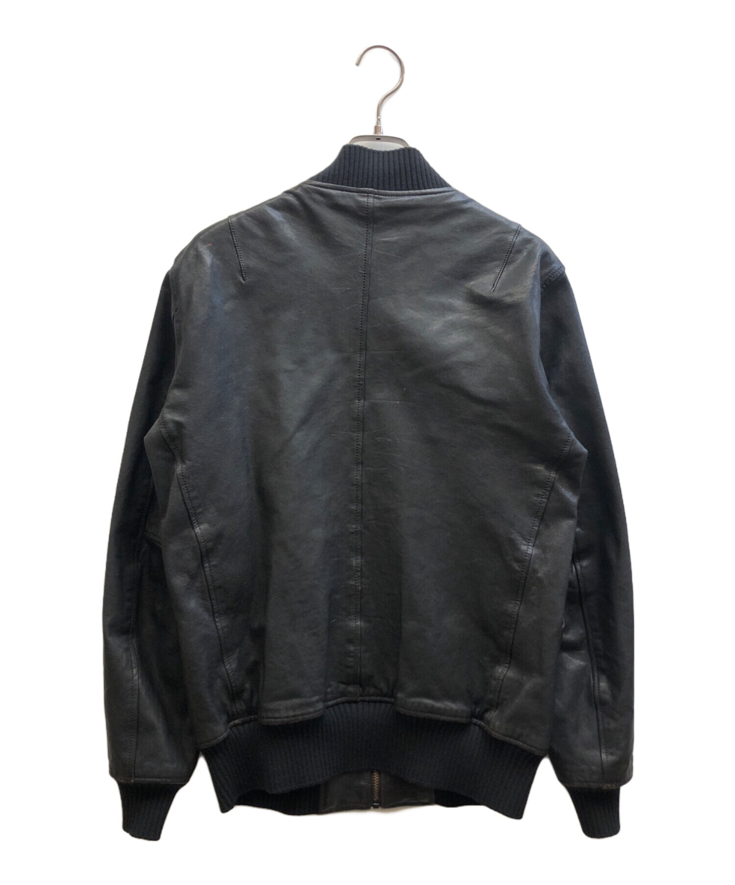 希少　ヒステリックグラマー　スタッズ　ゴートレザー　レザー　ジャケット　黒　L HYSTERIC GLAMOUR（ヒステリックグラマー）の「ゴートレザー