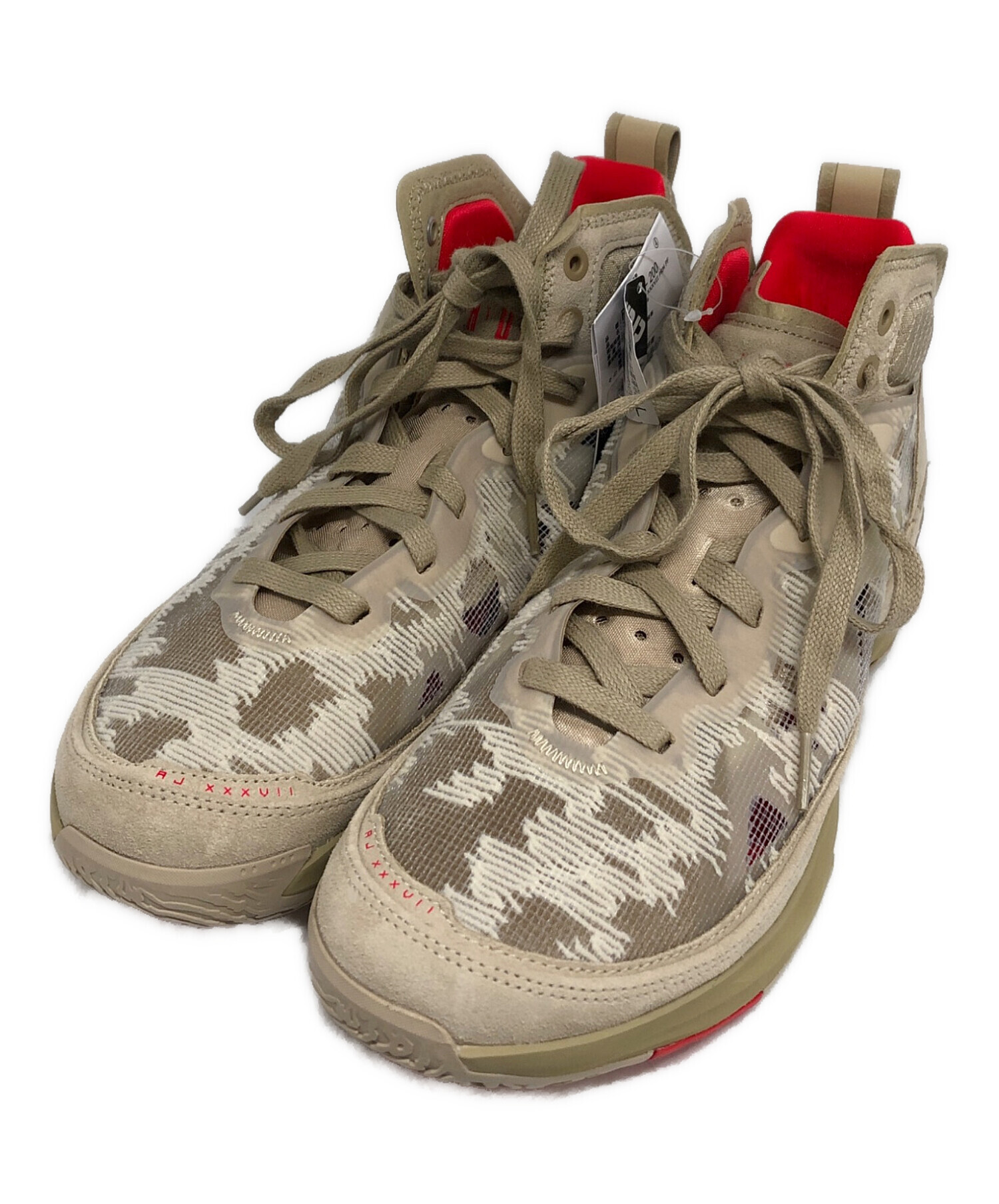 中古・古着通販】NIKE (ナイキ) AIR JORDAN 37 PRM PF ベージュ サイズ 