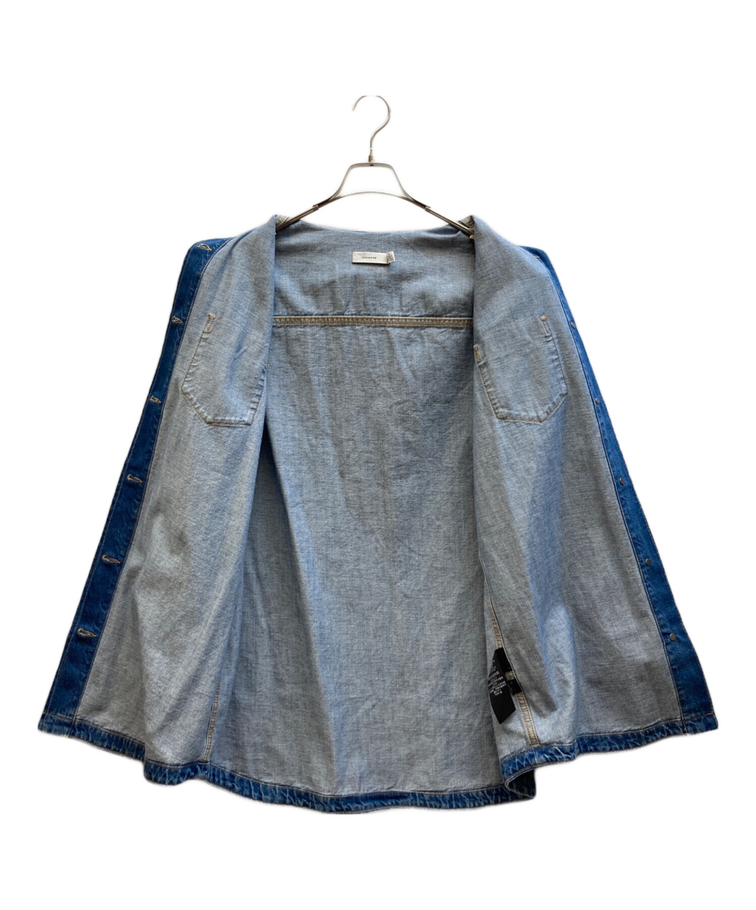 中古・古着通販】COACH (コーチ) オーバーサイズド デニム シャツ