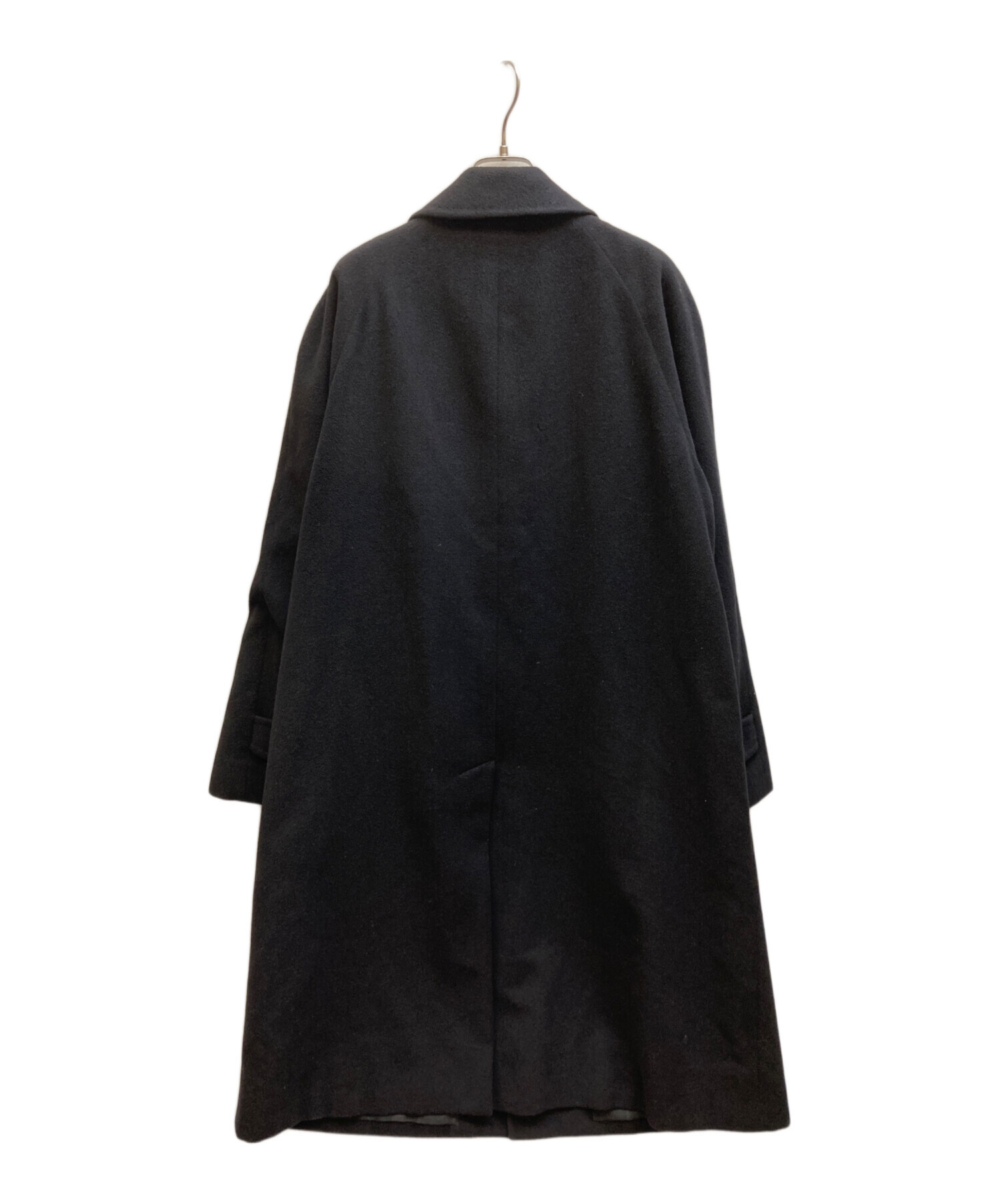 BURBERRYLONDONカシミア、アンゴラ混ステンカラーコート カシミア混