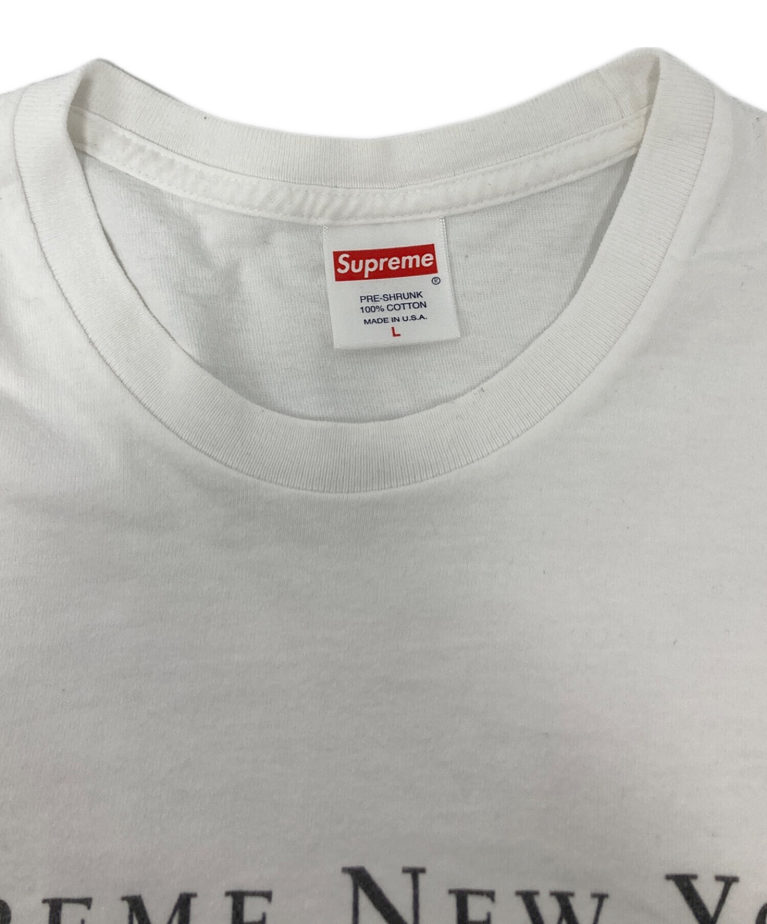 中古・古着通販】SUPREME (シュプリーム) Tradition Tee ホワイト 