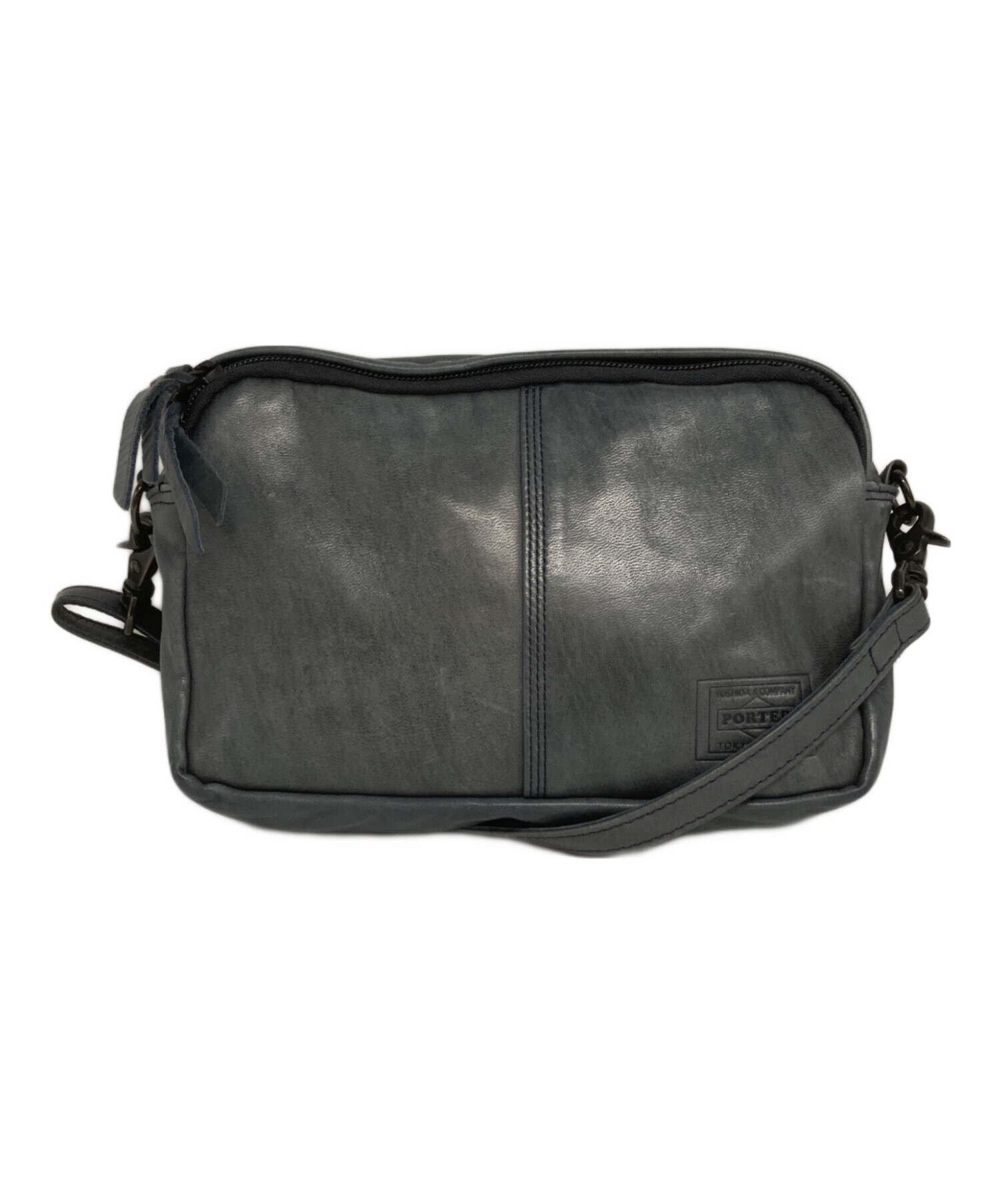 中古・古着通販】PORTER (ポーター) FRANKショルダーバッグ グレー 