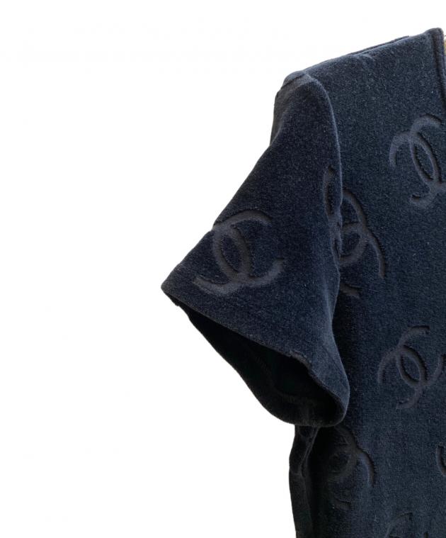 中古・古着通販】CHANEL (シャネル) ベロアココマークワンピース
