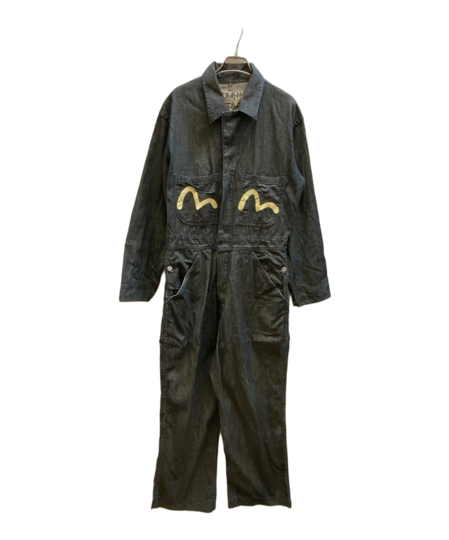 ★*★様 EVISU　エヴィス　YAMANE　つなぎ　オーバーオール　オールイン 中古・古着通販】EVISU (エヴィス) デニムオールインワン インディゴ